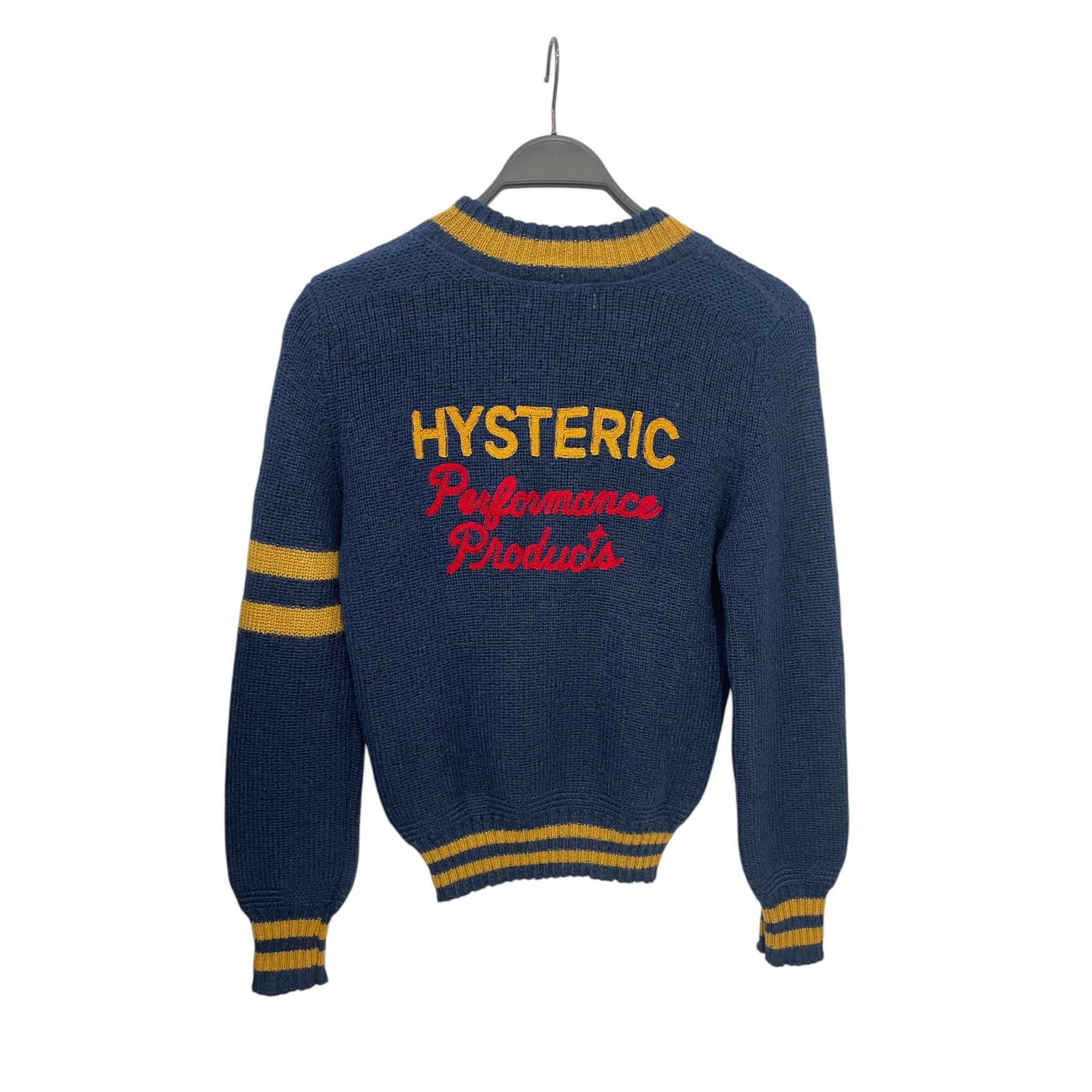 HYSTERIC GLAMOUR/Sweater/M/Wool/BLU/Super Charged view 3