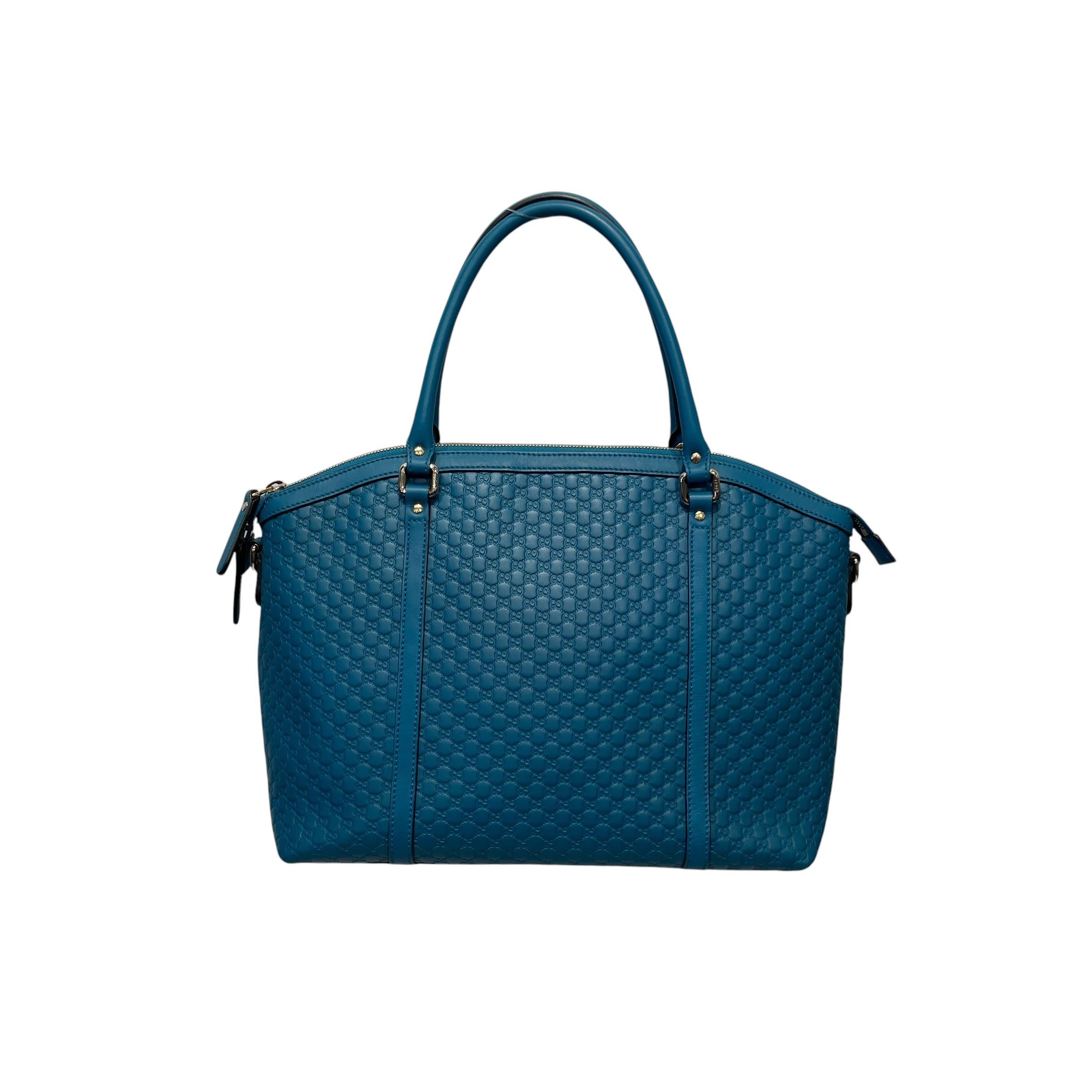 GUCCI/Bag/Monogram/Leather/BLU/microguccissima view 2