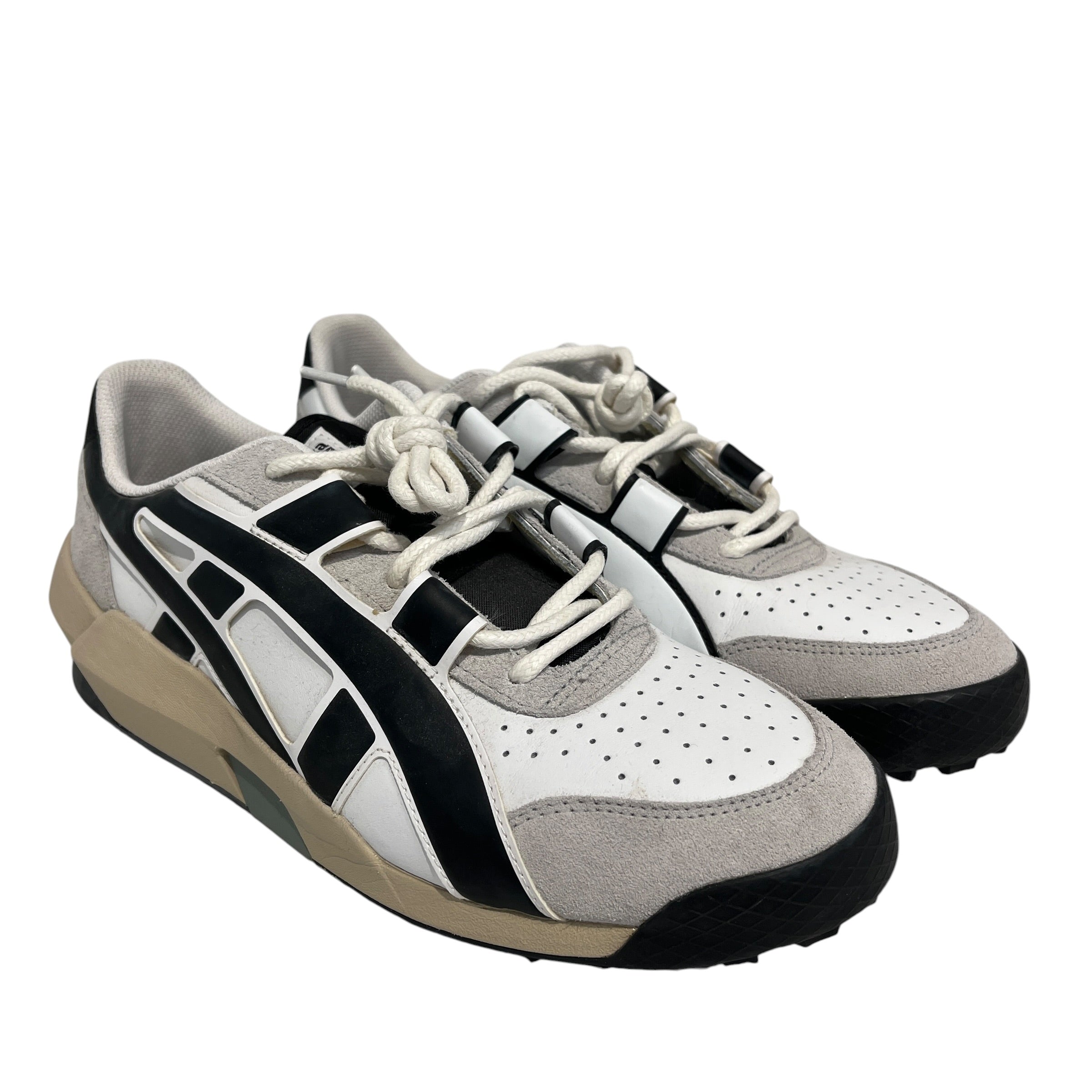 Onitsuka Tiger/Low-Sneakers/US 10.5/Cotton/WHT/BIG LOGO TRAINER view 1