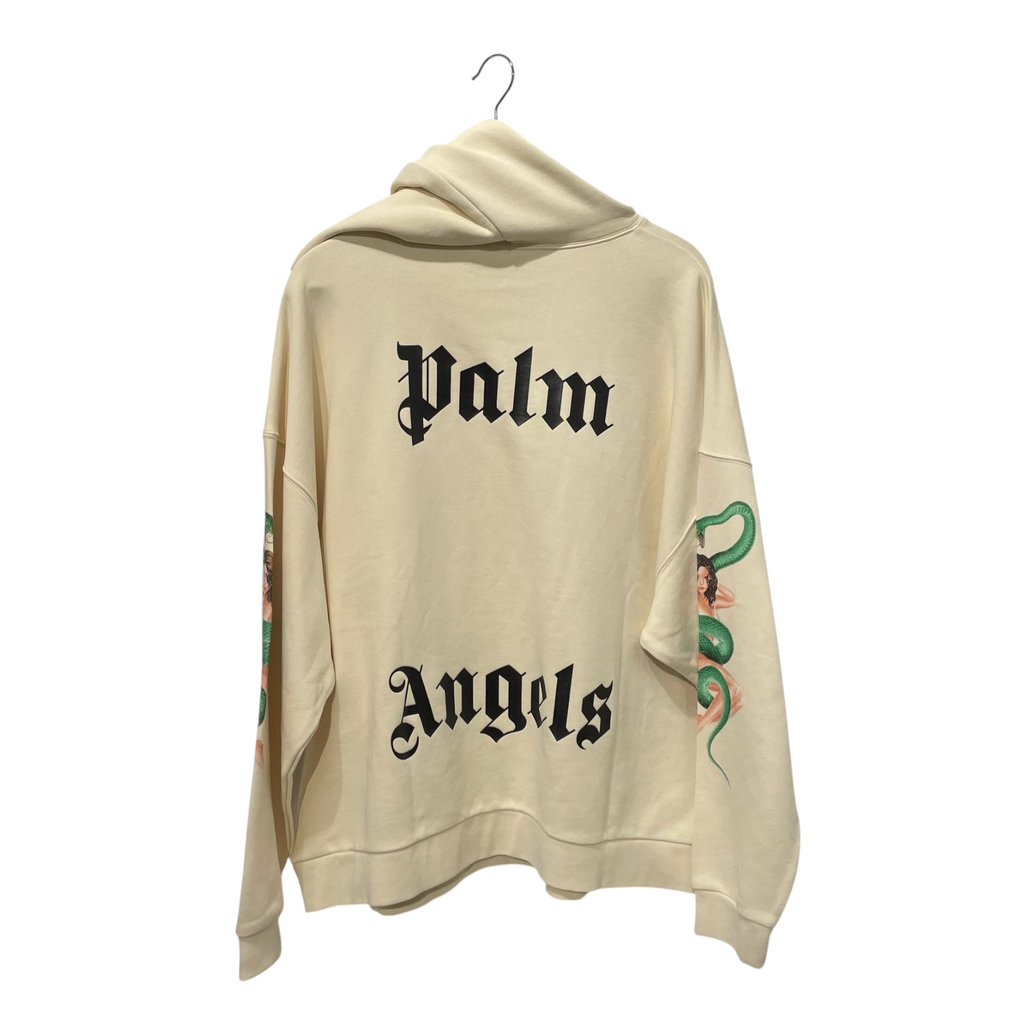 Palm Angels/Hoodie/L/Cotton/WHT/NAKED LADY view 2