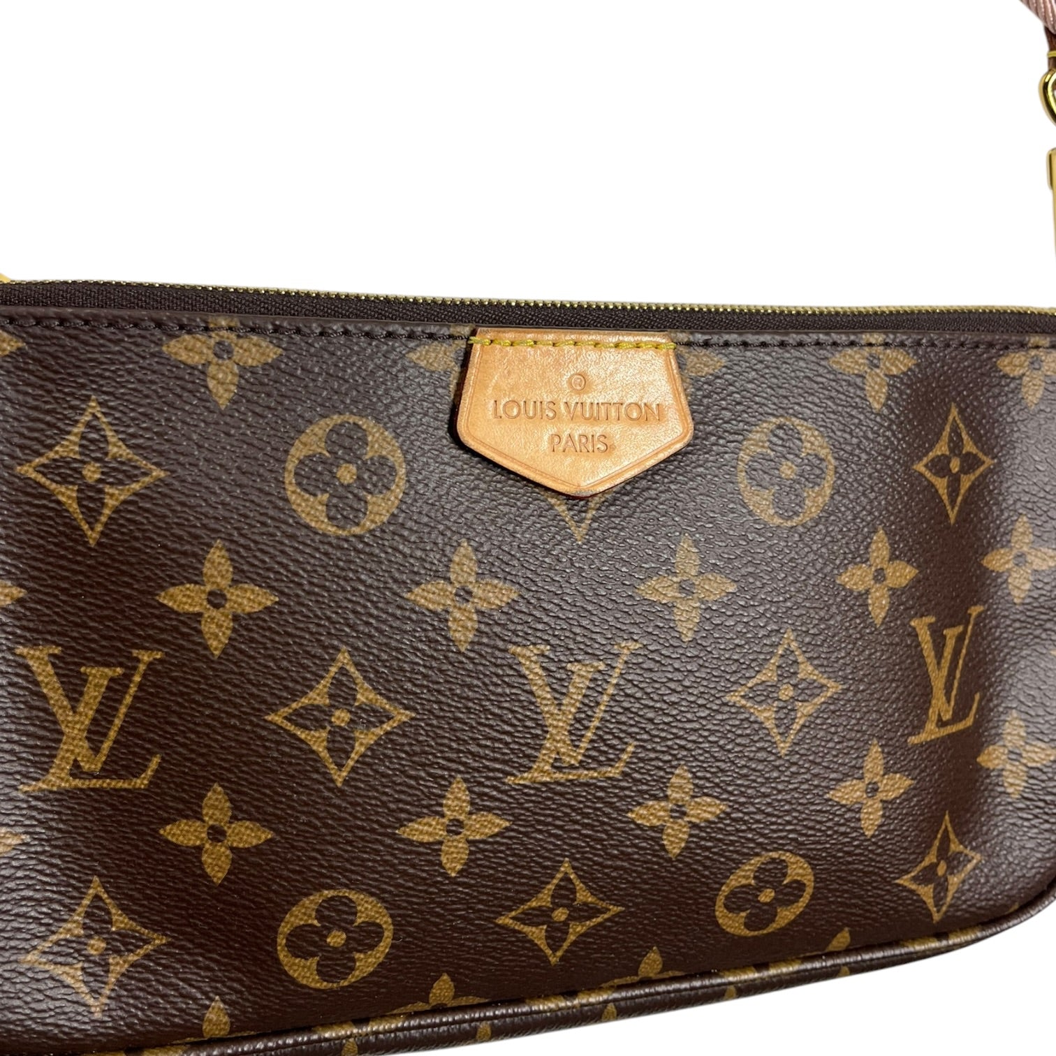 LOUIS VUITTON/Cross Body Bag/Monogram/Leather/BRW/Pochette Crossbody Bag view 5
