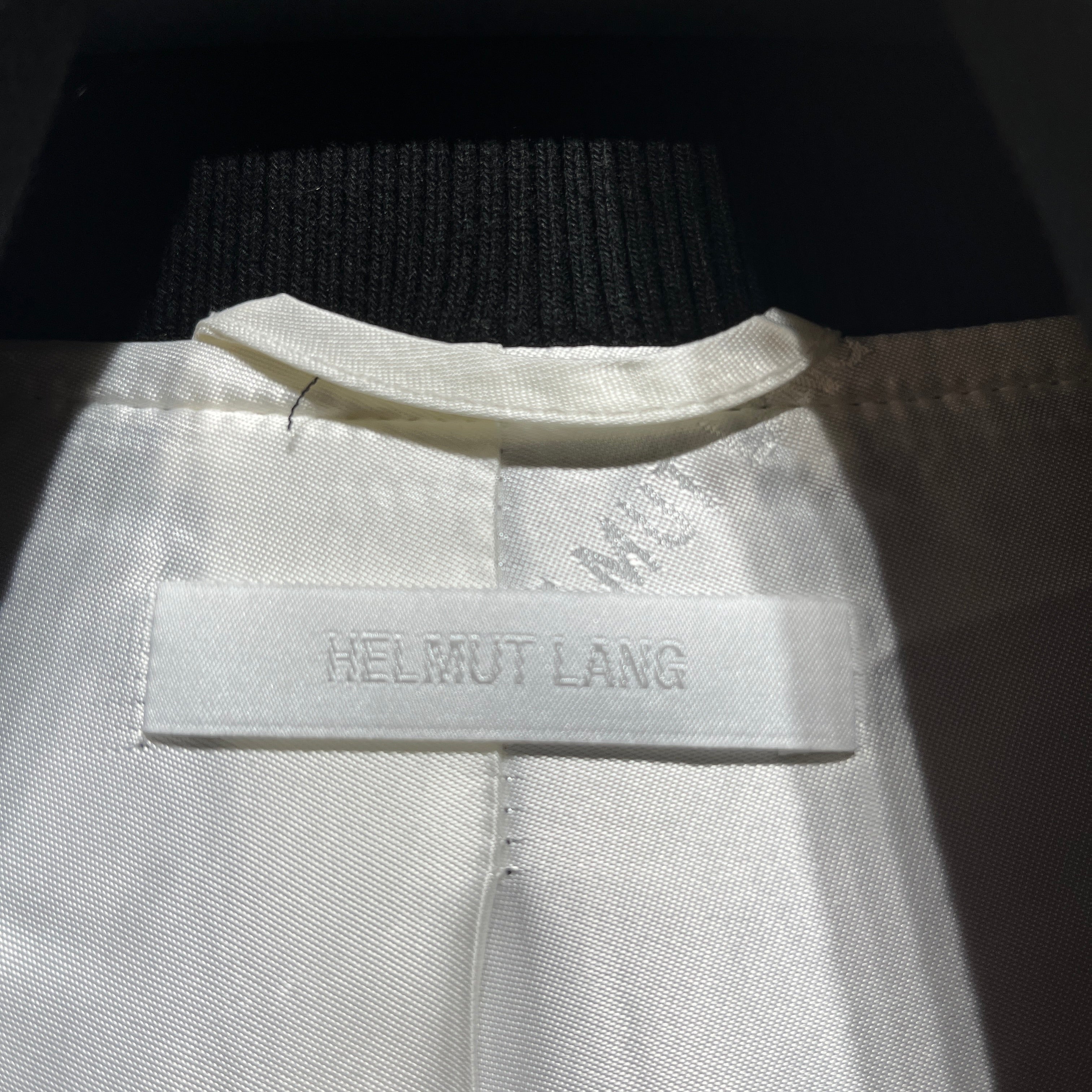 Helmut Lang/Jacket/M/BLK/DOUBLE ZIP BOMBER view 4