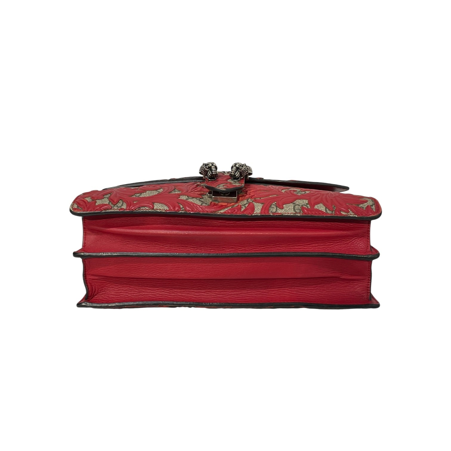 GUCCI/Hand Bag/All Over Print/Leather/RED/GG Supreme Arabseque Dionysus view 4