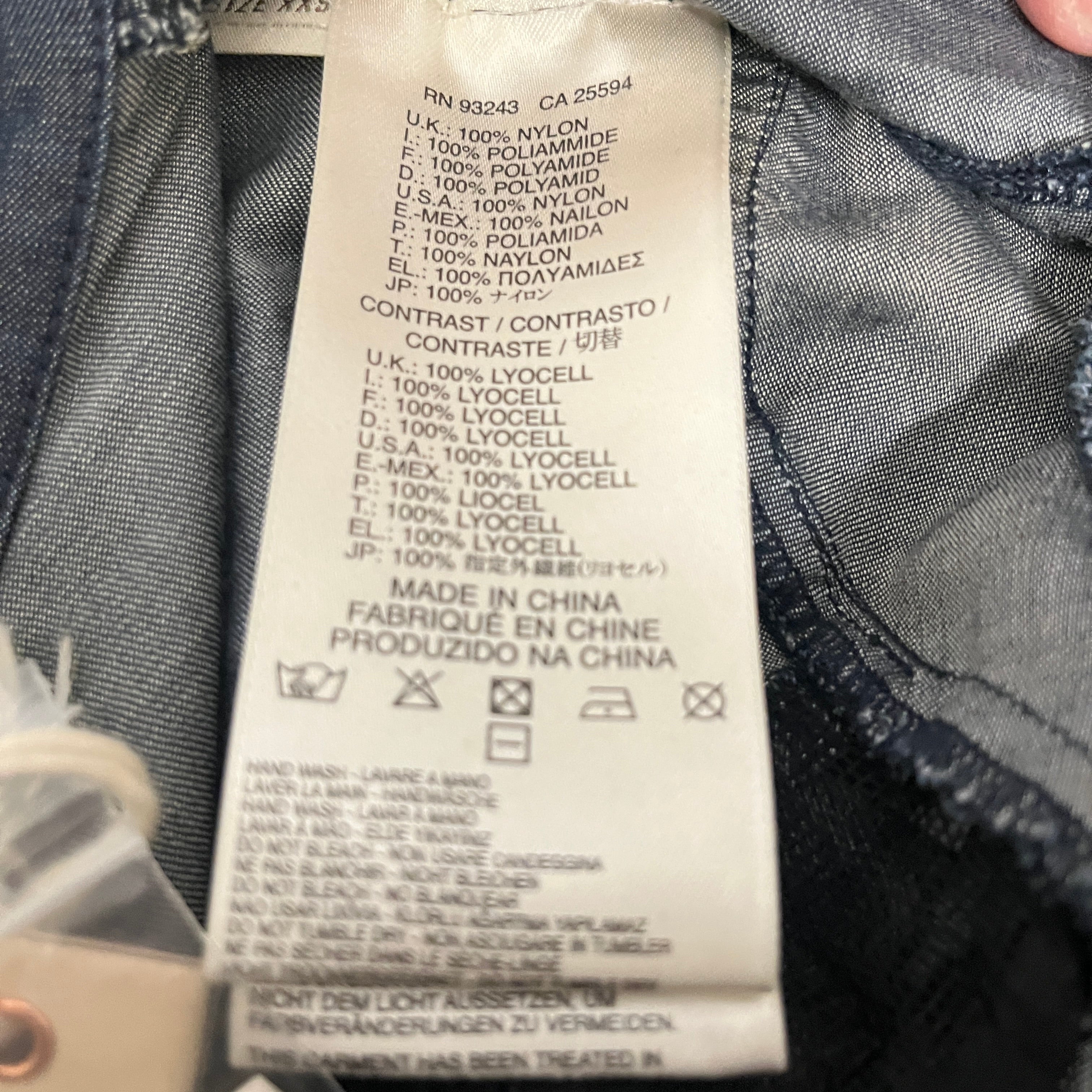 DIESEL/LS Shirt/XXS/Cotton/IDG/LACE BNWT view 4