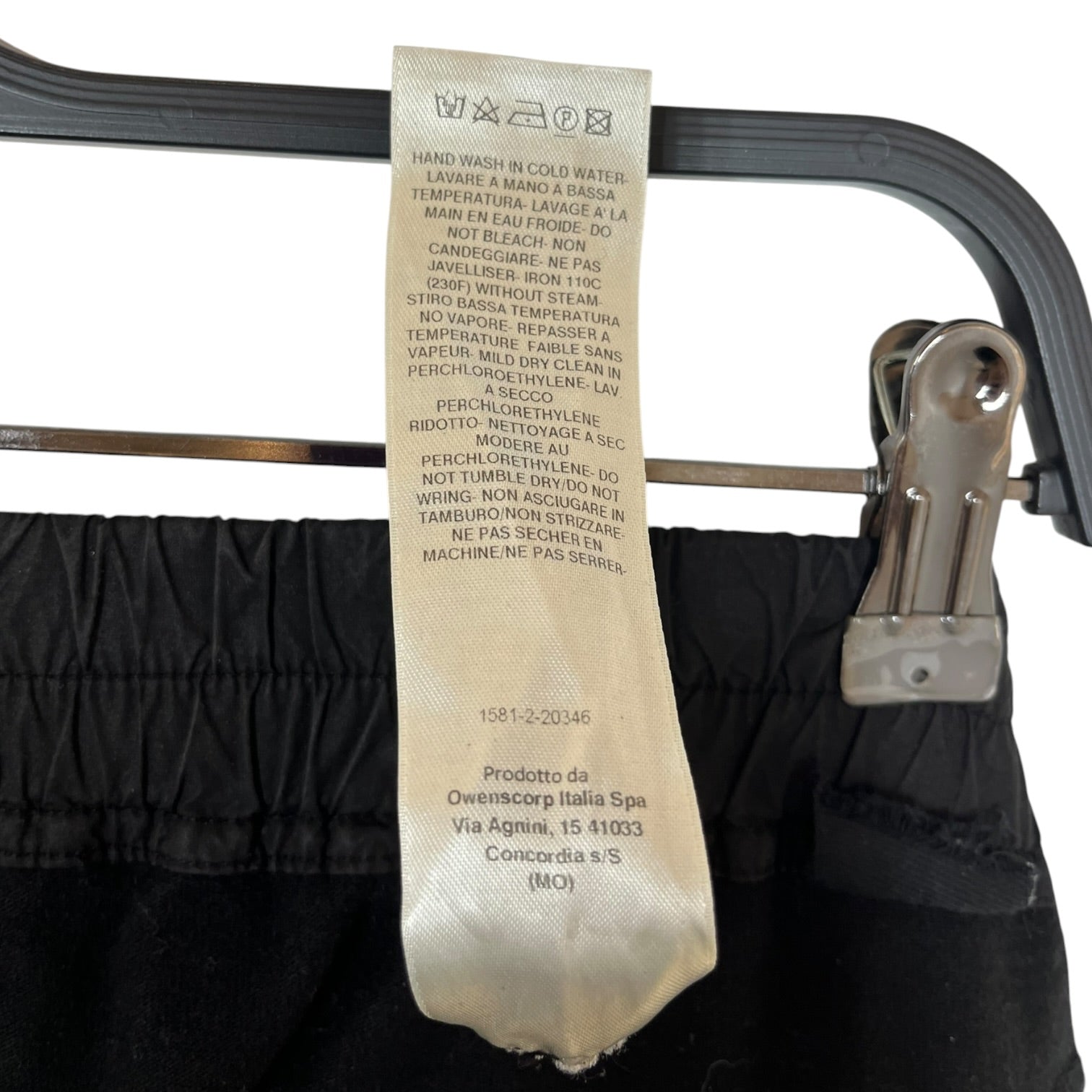 RICK OWENS DRKSHDW/Straight Pants/XS/Cotton/BLK/Mastodon Cut view 4