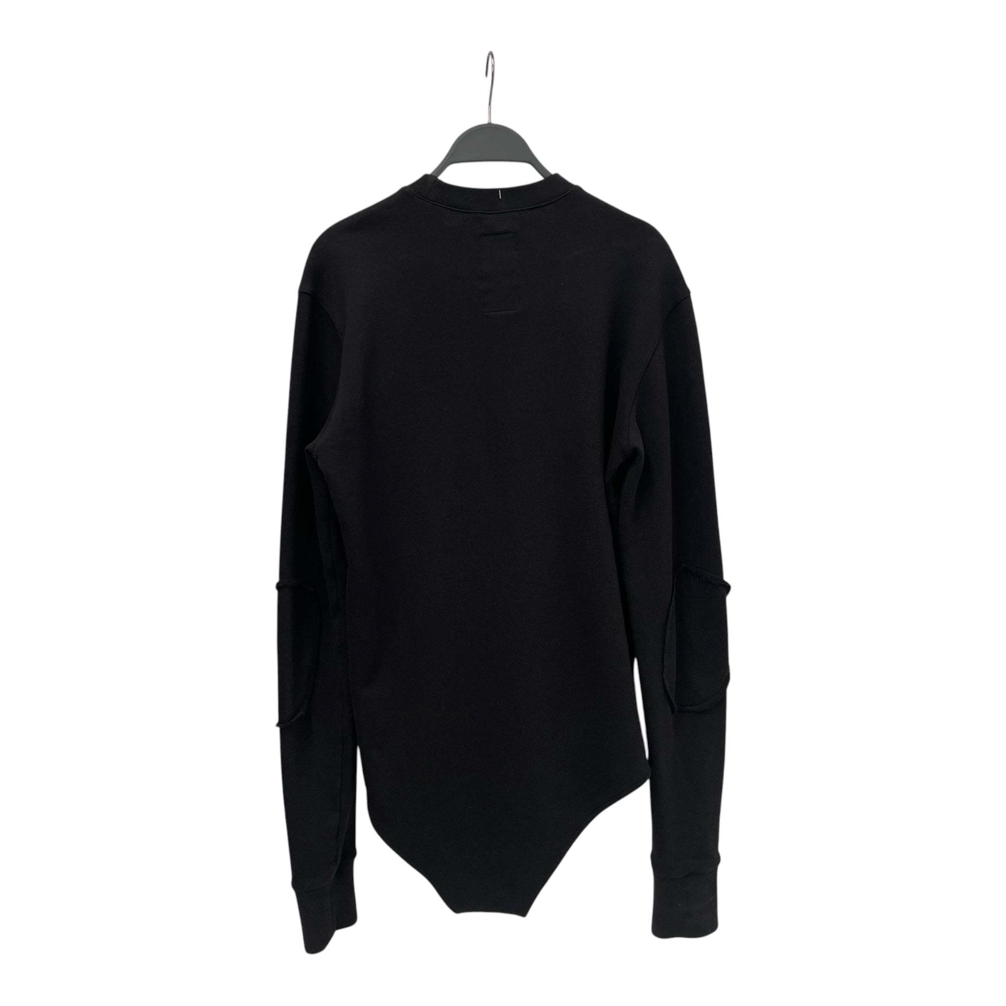 Rick Owens/Champion/Sweatshirt/XS/Cotton/BLK/BODYSUIT SWEATSHIRT view 2