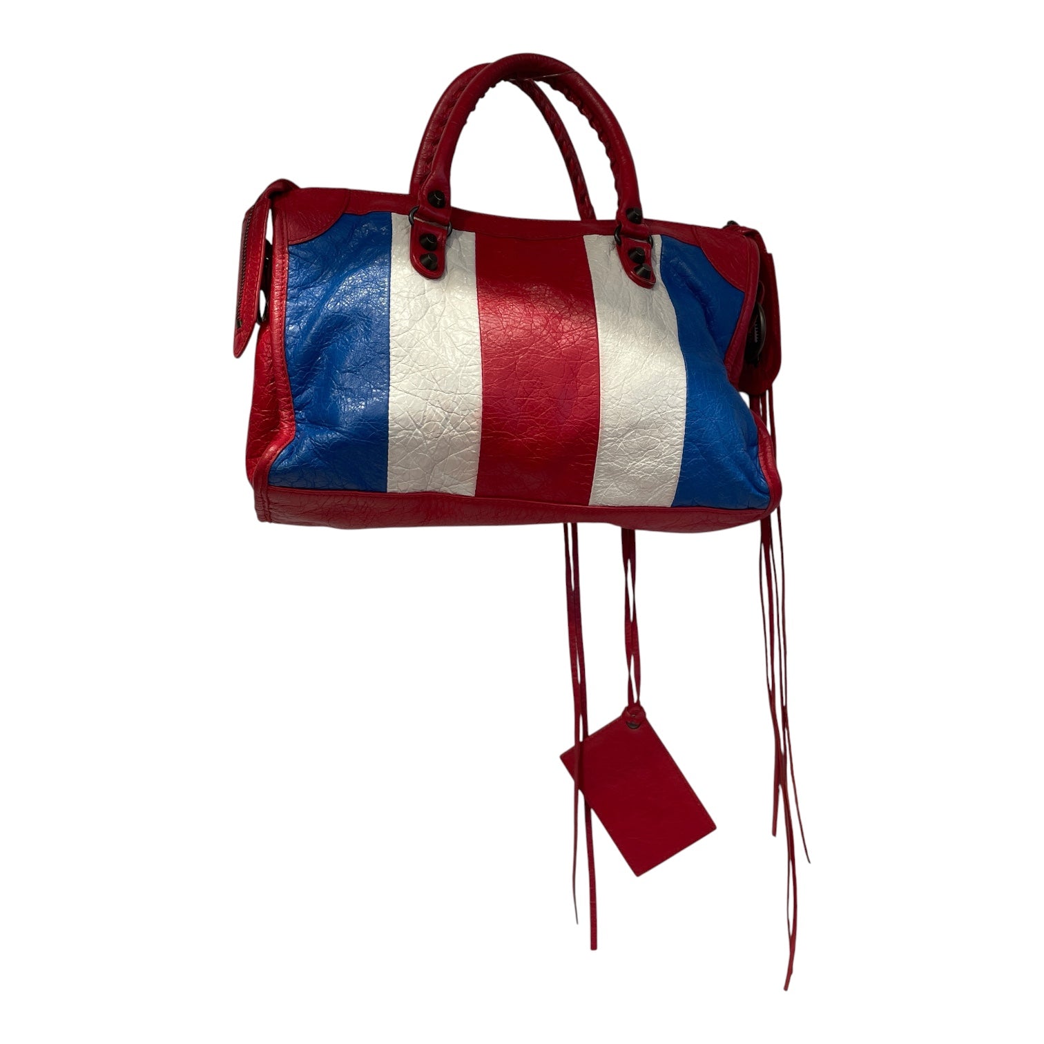 BALENCIAGA/Cross Body Bag/Stripe/Leather/MLT/UNION JACK view 2