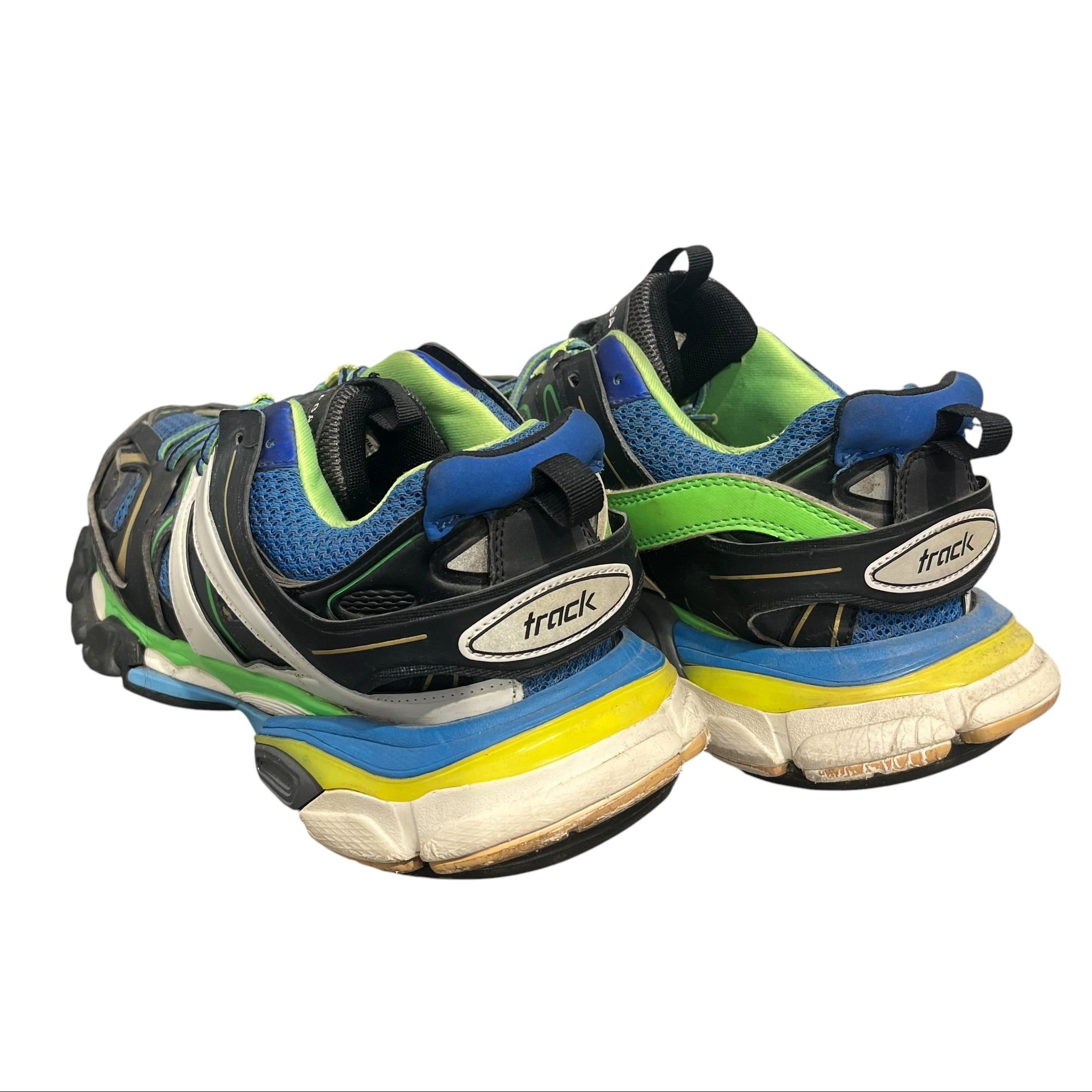 BALENCIAGA/Low-Sneakers/US 11/MLT/TRACK BLU/GRN/BLK/YEL view 2