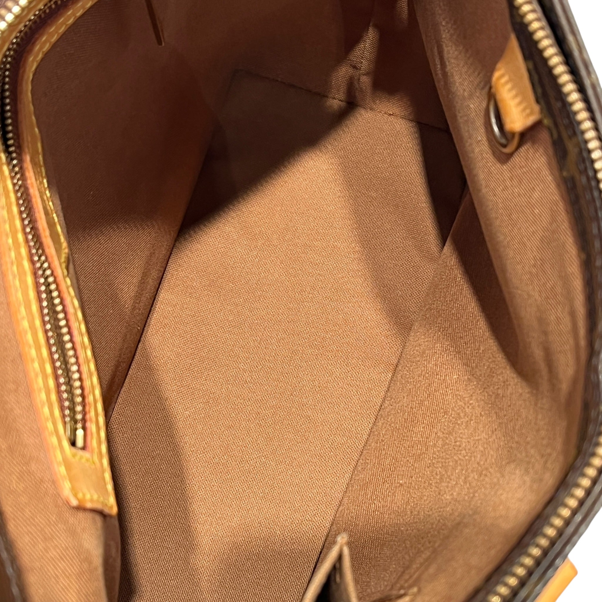 LOUIS VUITTON/Bag/Monogram/Leather/BRW/CABAS PIANO BAG VINTAGE view 6