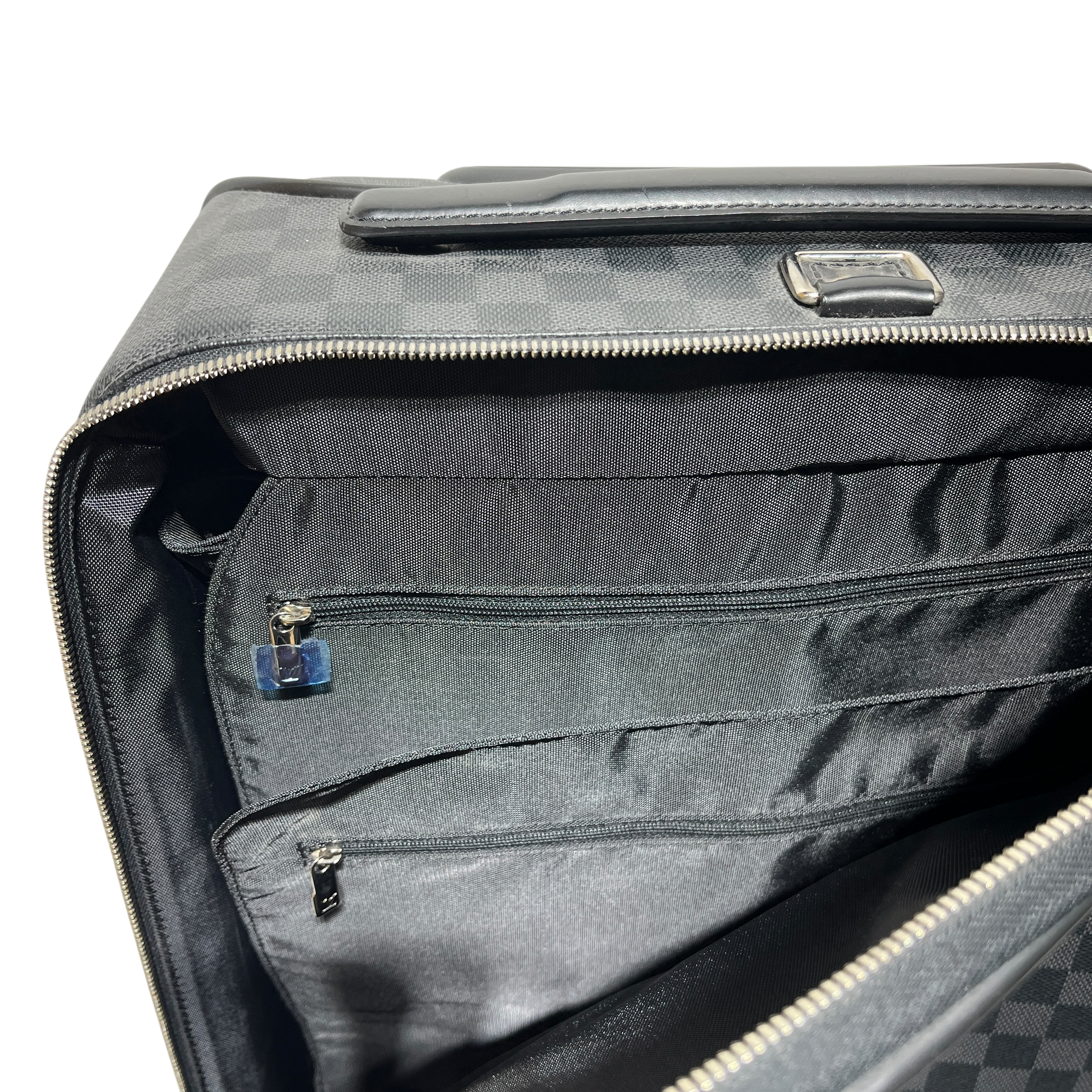 LOUIS VUITTON/Luggage/Monogram/Leather/BLK/Pegase Travel view 6