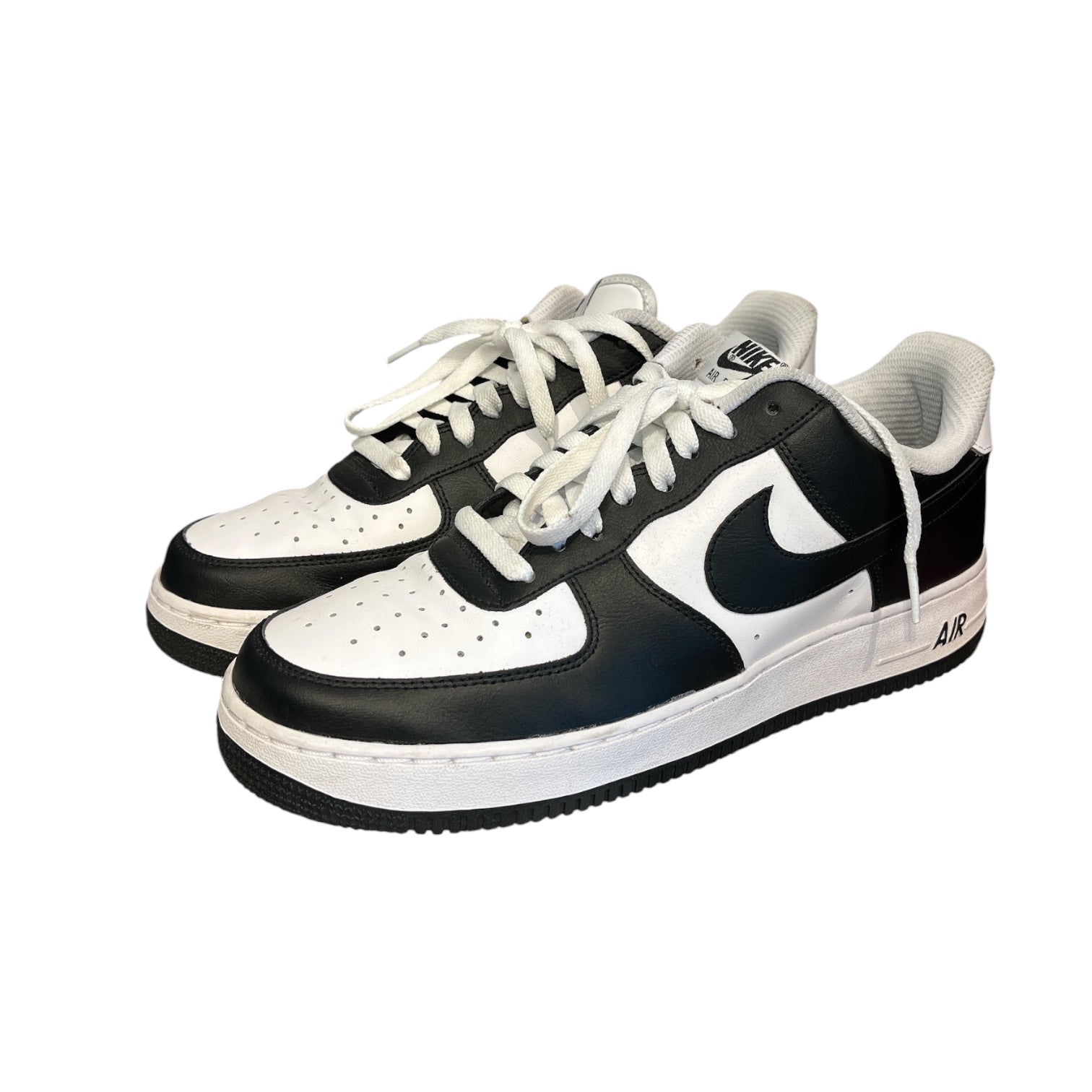 NIKE/Low-Sneakers/US 10/WHT/black & w view 2