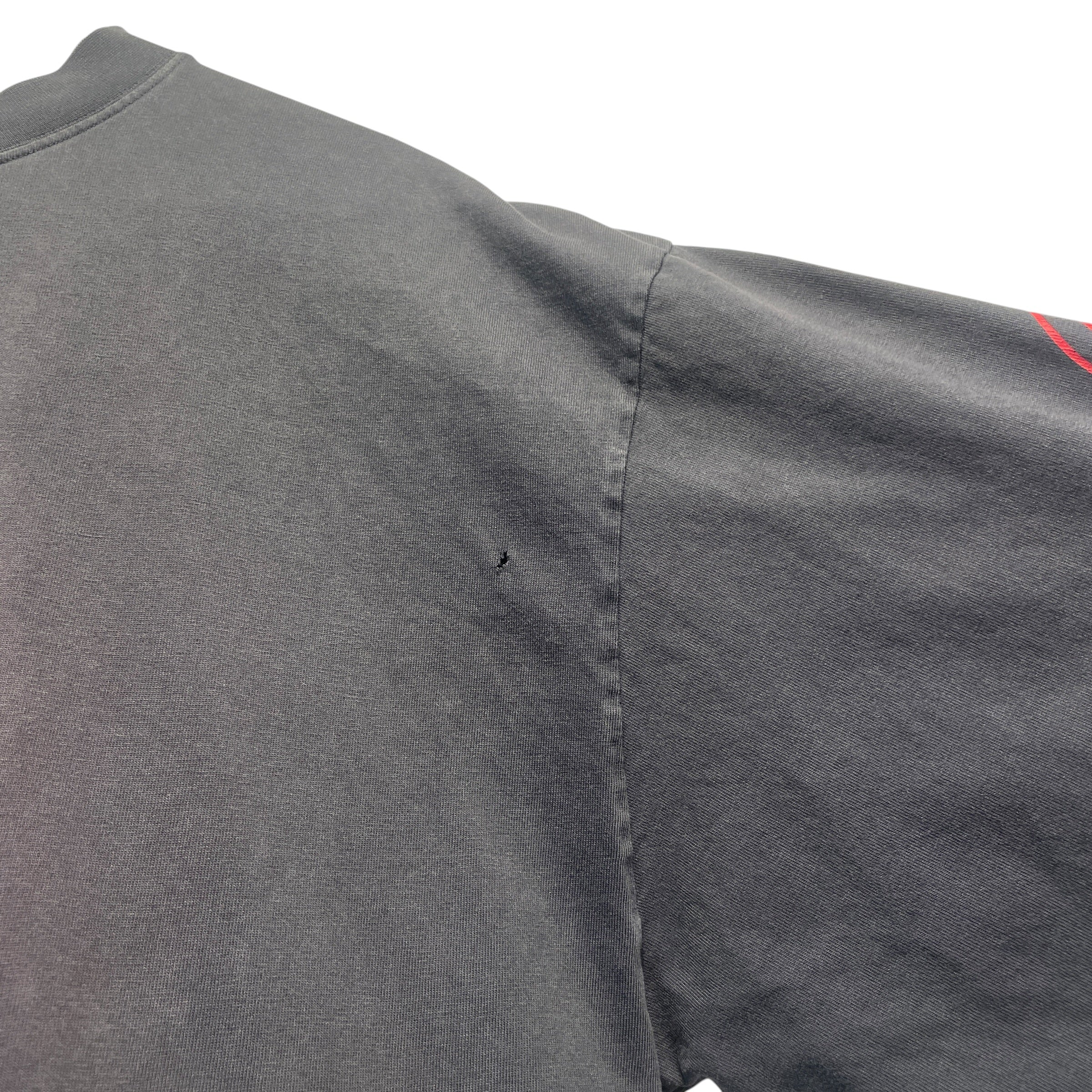 BALENCIAGA/T-Shirt/L/Cotton/BLK/Graphic/'Metal' Logo Graphic T-shirt view 4