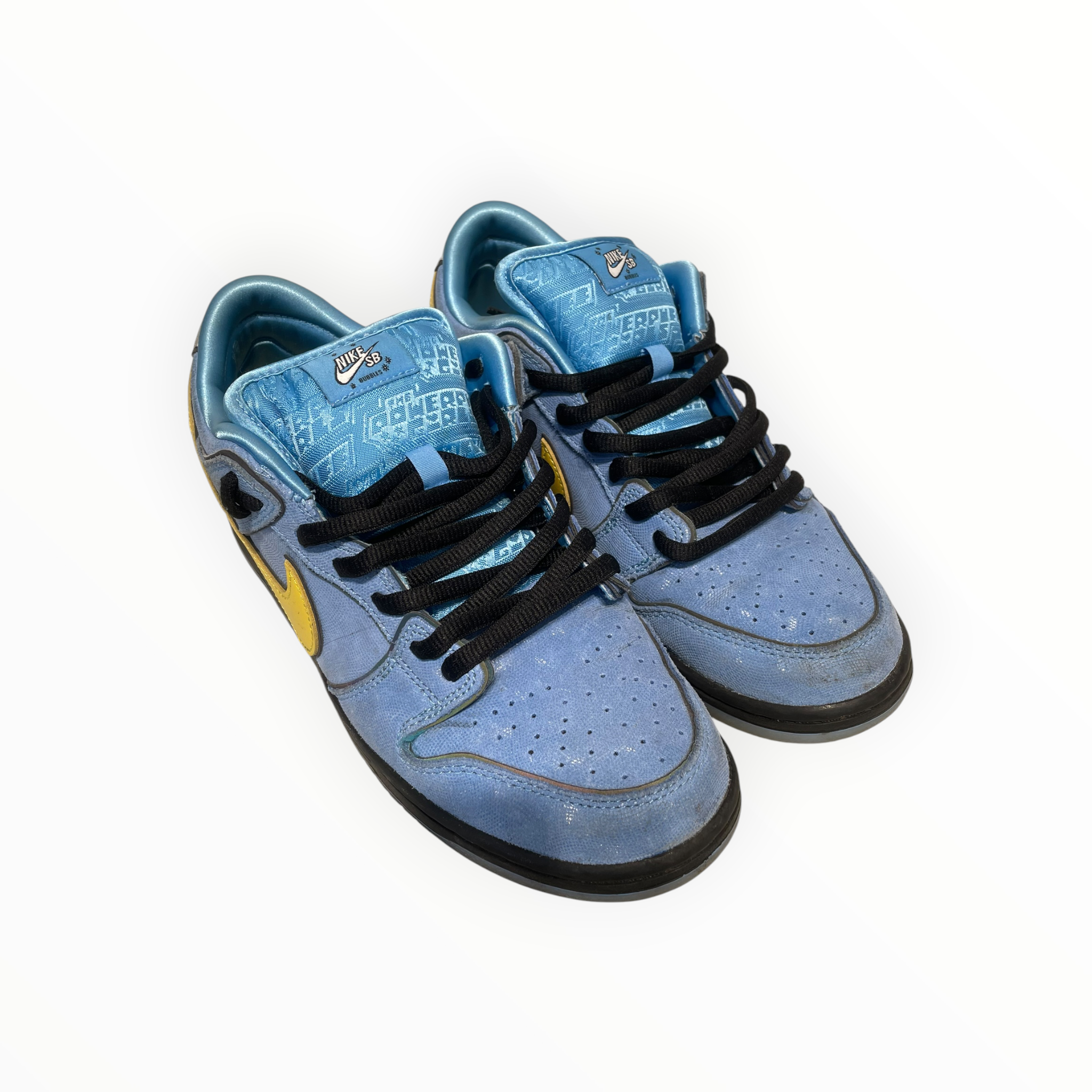 NIKE SB/Low-Sneakers/US 10/Cotton/BLU/Bubbles PowerPuff Girl view 1