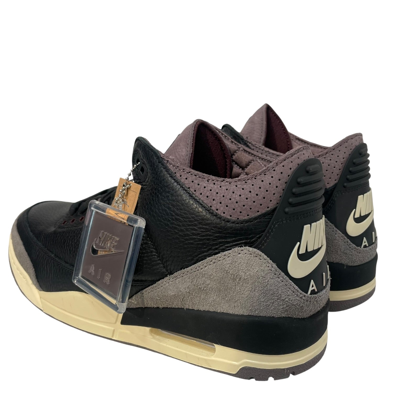 NIKE/X A MA MANIERE AIR JORDAN 3/Hi-Sneakers/US 14/Border/Leather/BLK/FZ4811-001 view 2