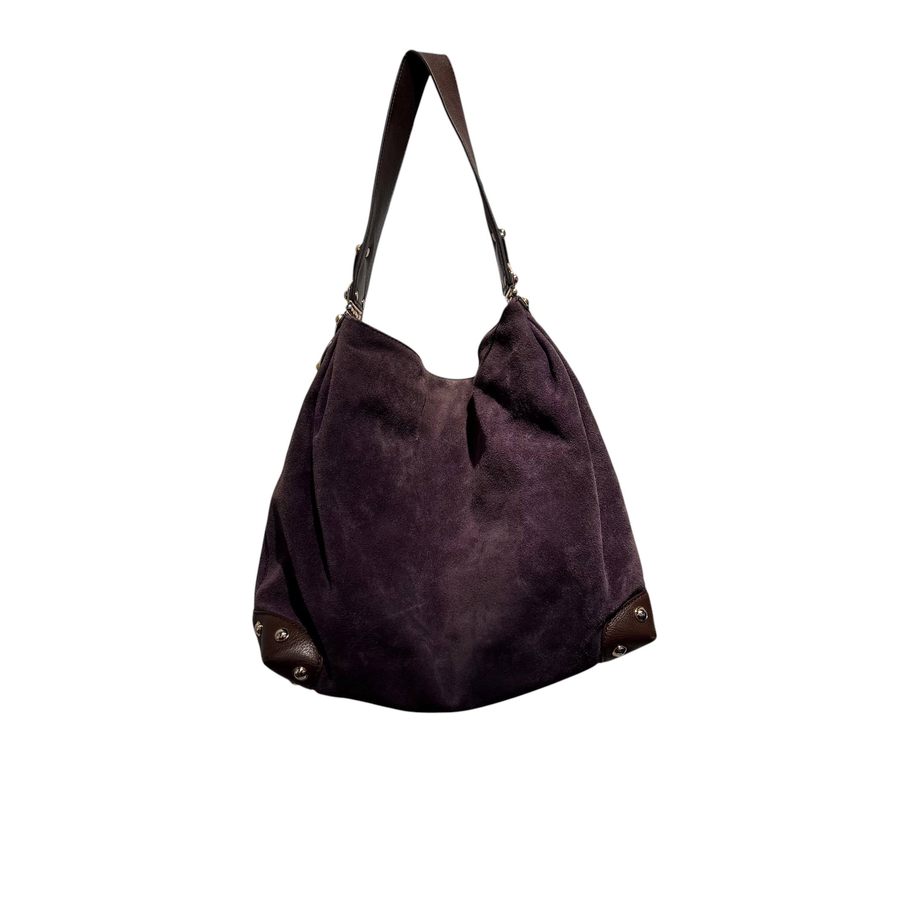 MICHAEL KORS/Tote Bag/Suede/PPL/JOPLIN SUEDE HOBO view 2