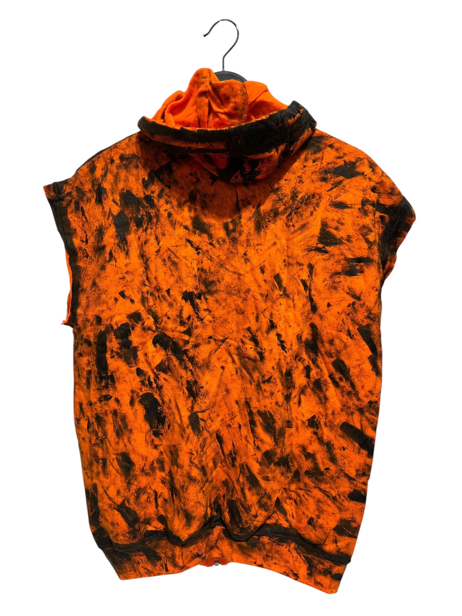 HUBANE/Vest/ORN/BLK VENOM SLEEVELESS HOOD view 2
