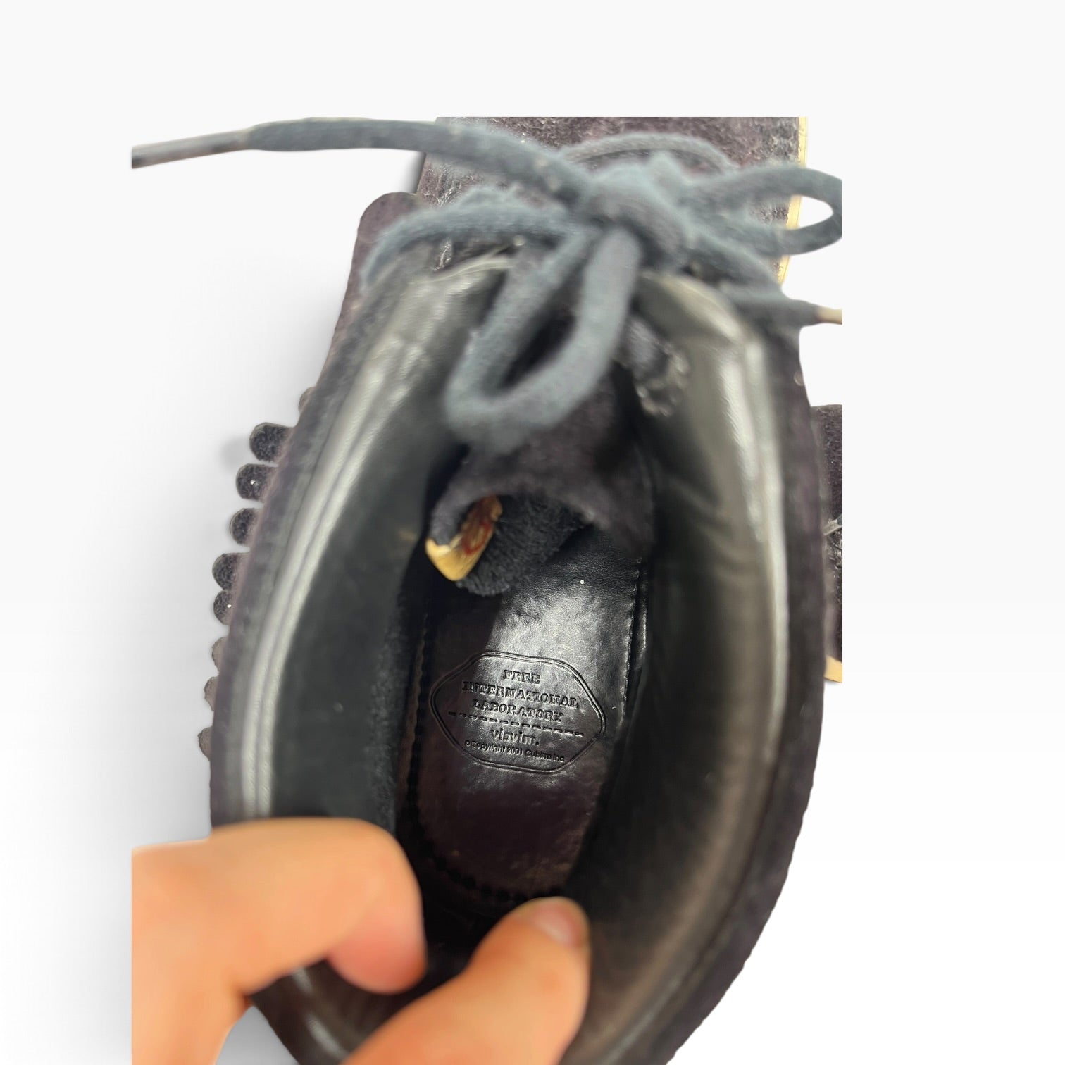 visvim/Hi-Sneakers/US 10/Suede/BLK/Tassel/Shaman Mid view 3