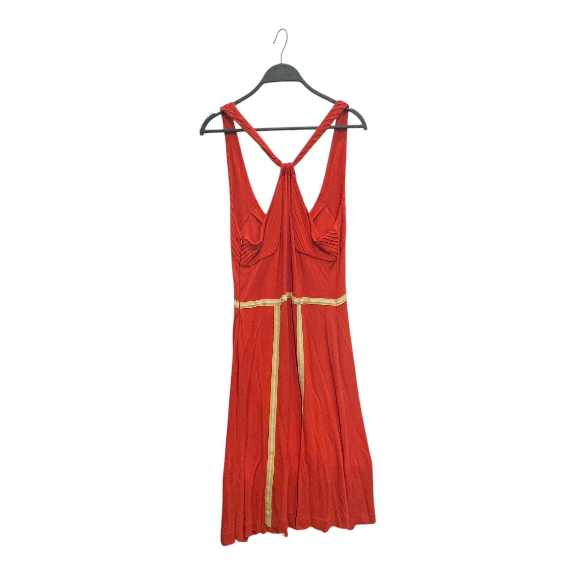 MARC JACOBS/Camisole Dress/L/Rayon/ORN/YELLOW CONTRAST STRIPES view 2