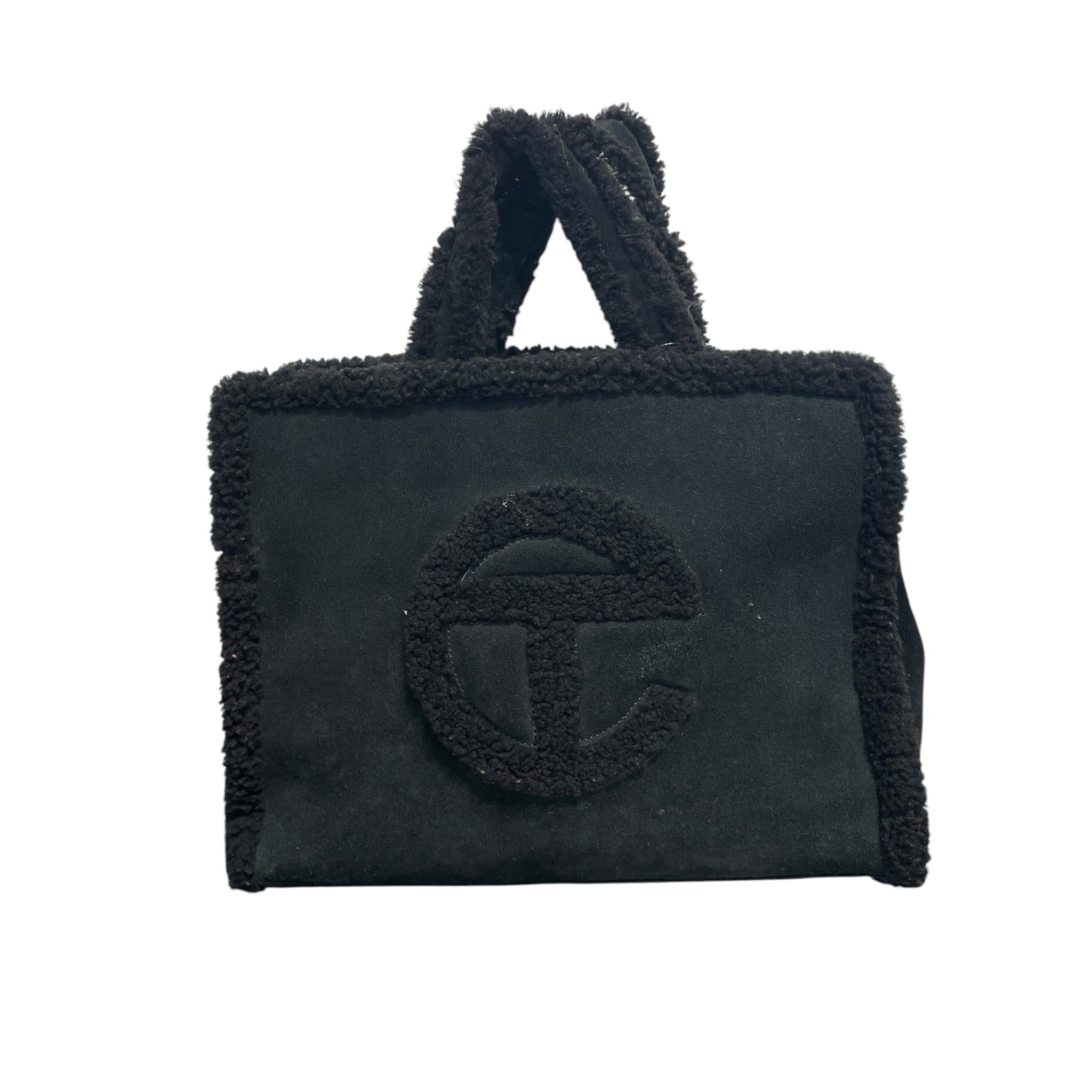 Telfar/Tote Bag/Suede/BLK/sherpa/ugg view 1