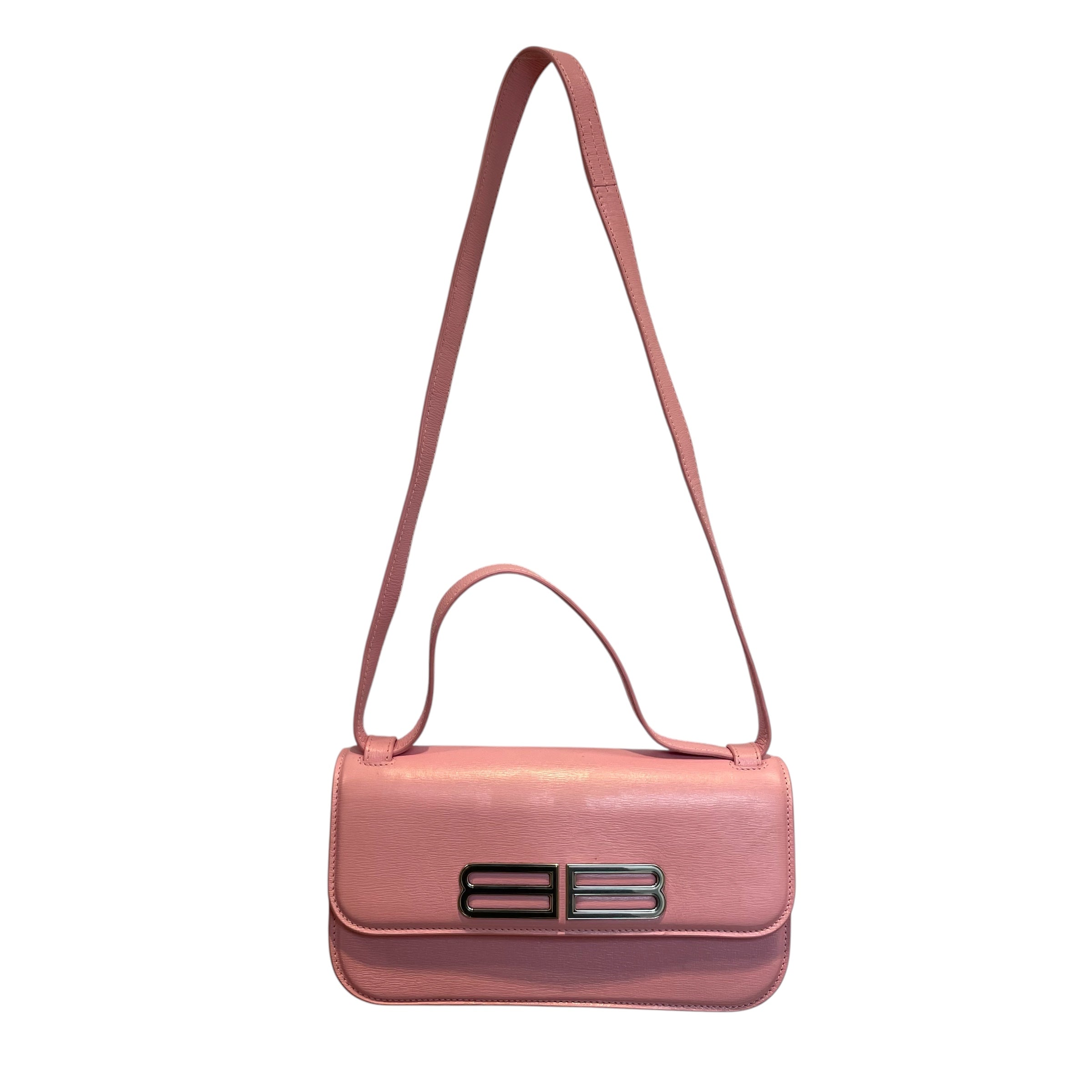 BALENCIAGA/Hand Bag/Leather/PNK/GOSSIP BB PINK BAG view 1