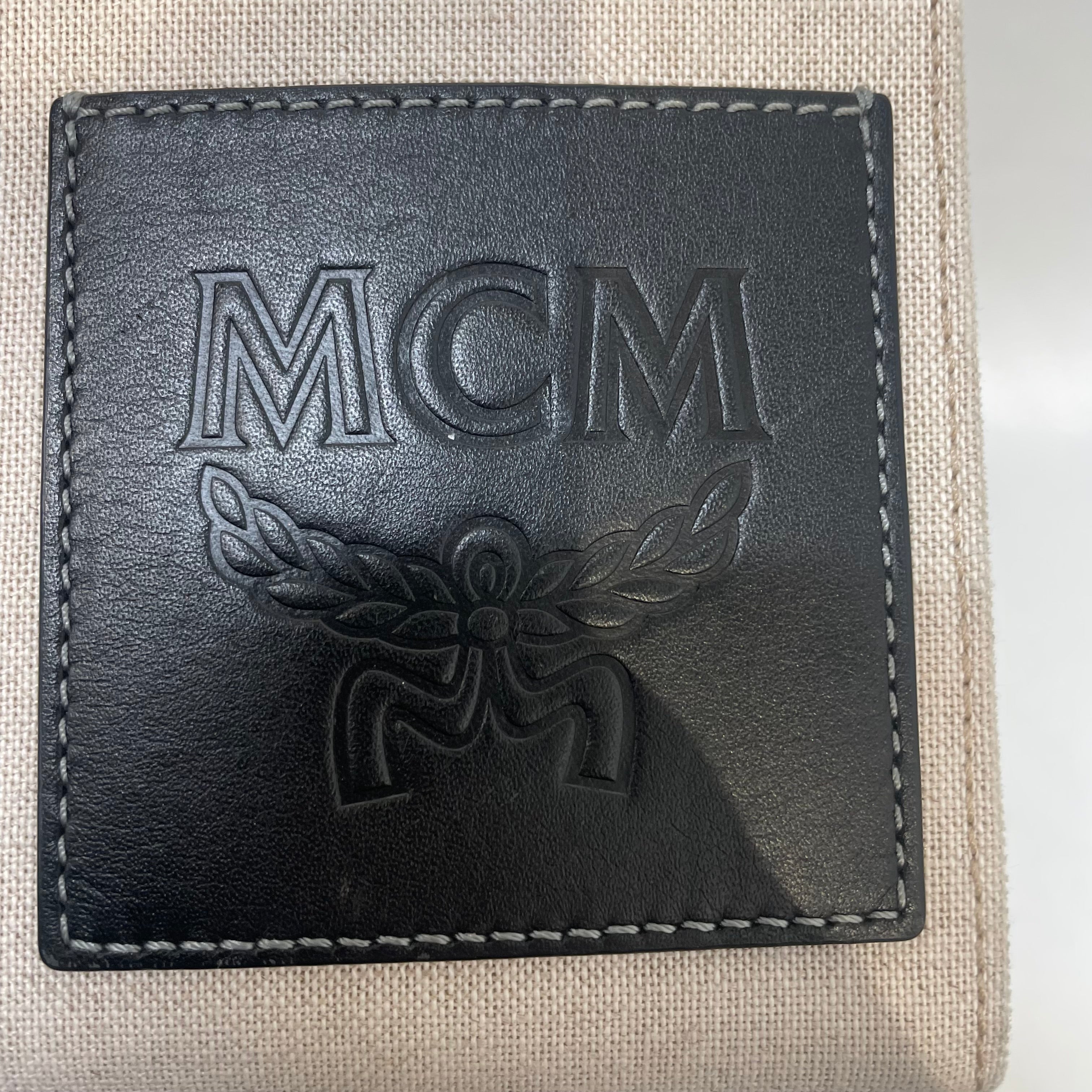 MCM/Cross Body Bag/Leather/CRM/Canvas Tote view 7