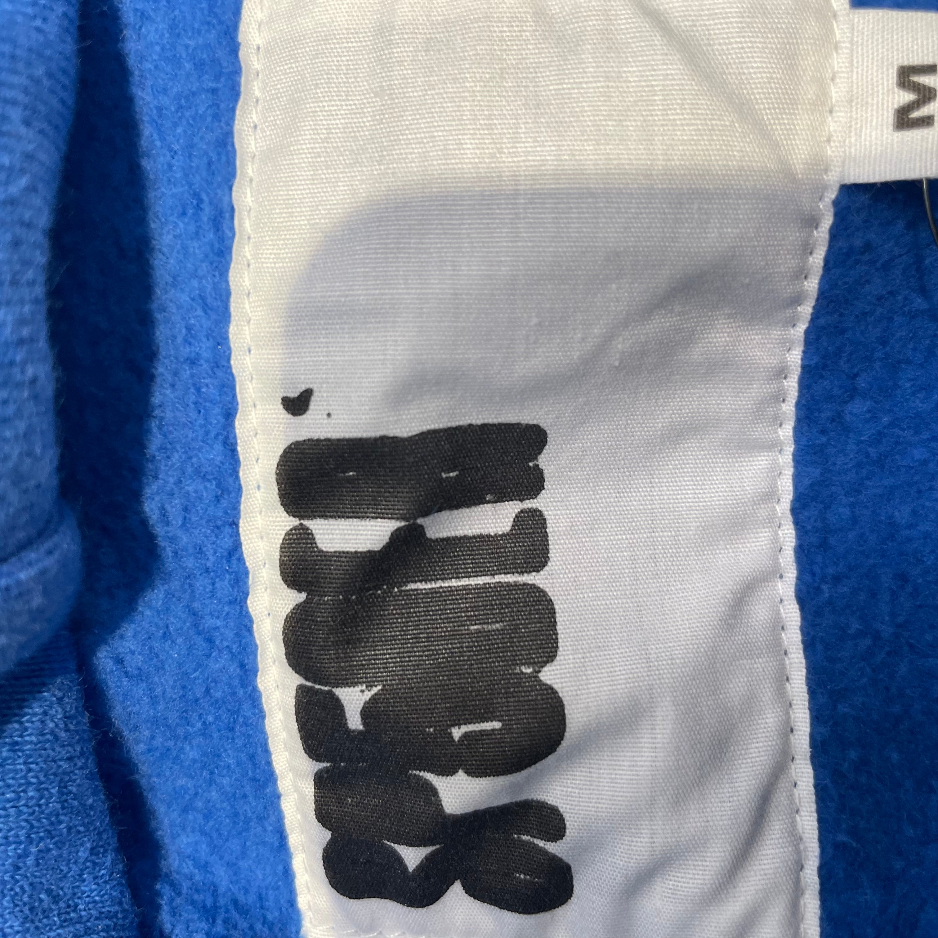 Sp5der/Hoodie/M/Cotton/BLU/yellow puff print view 3
