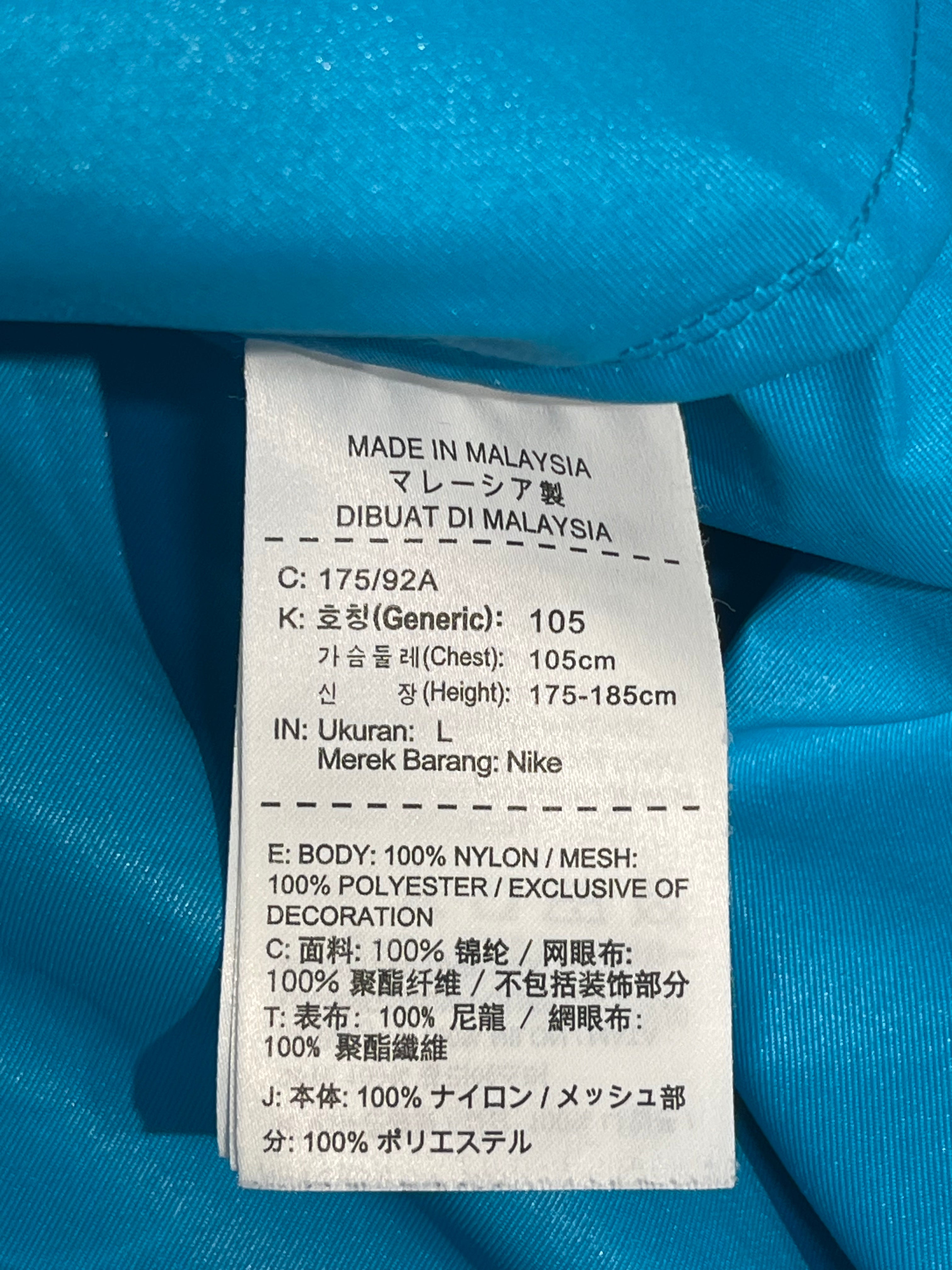 Supreme/NIKE/Windbreaker/L/Nylon/BLU/MESH BACK POCKET view 4