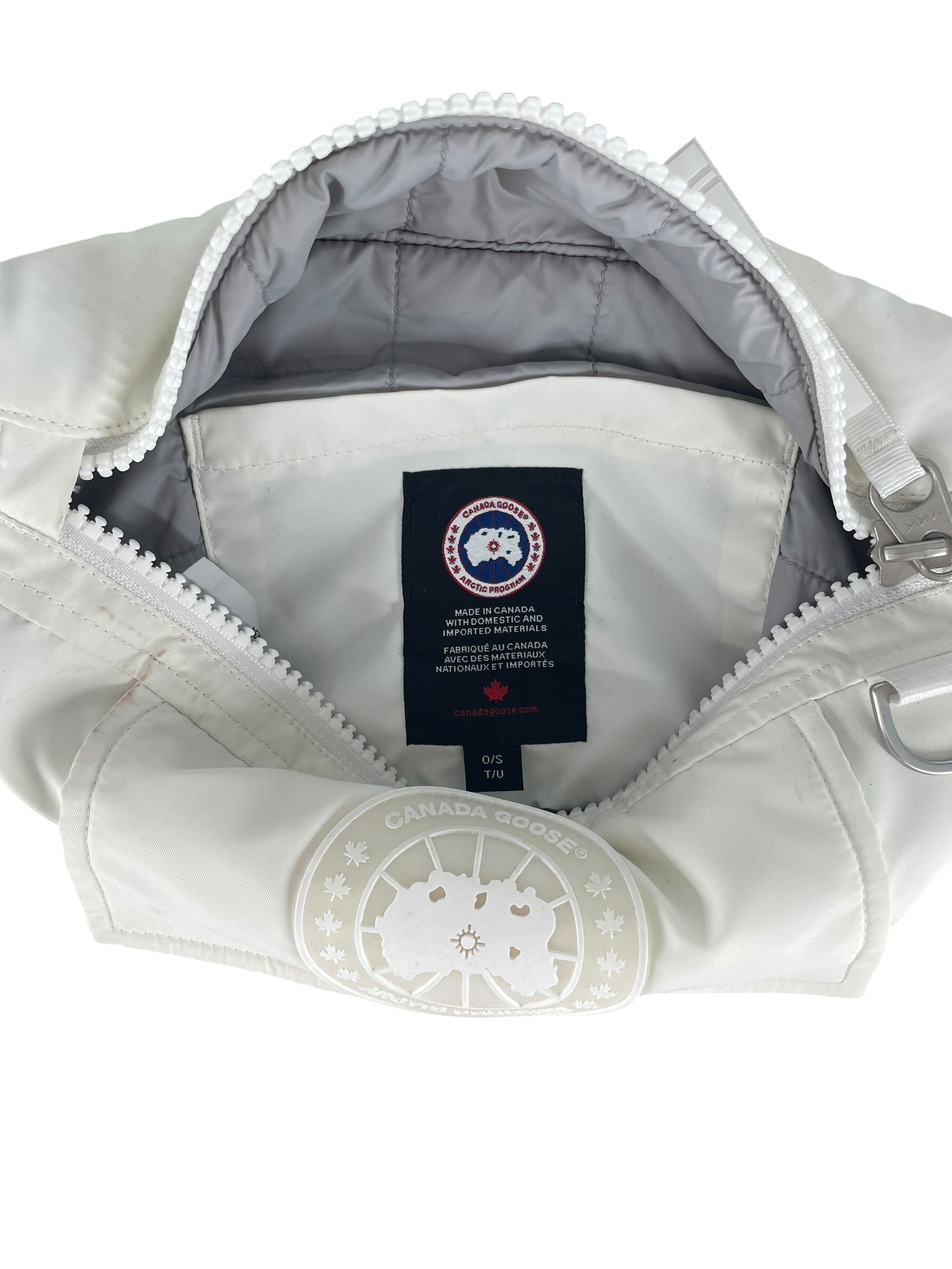 CANADA GOOSE/Fanny Pack/Nylon/WHT/WAIST BAG/ white on white view 7