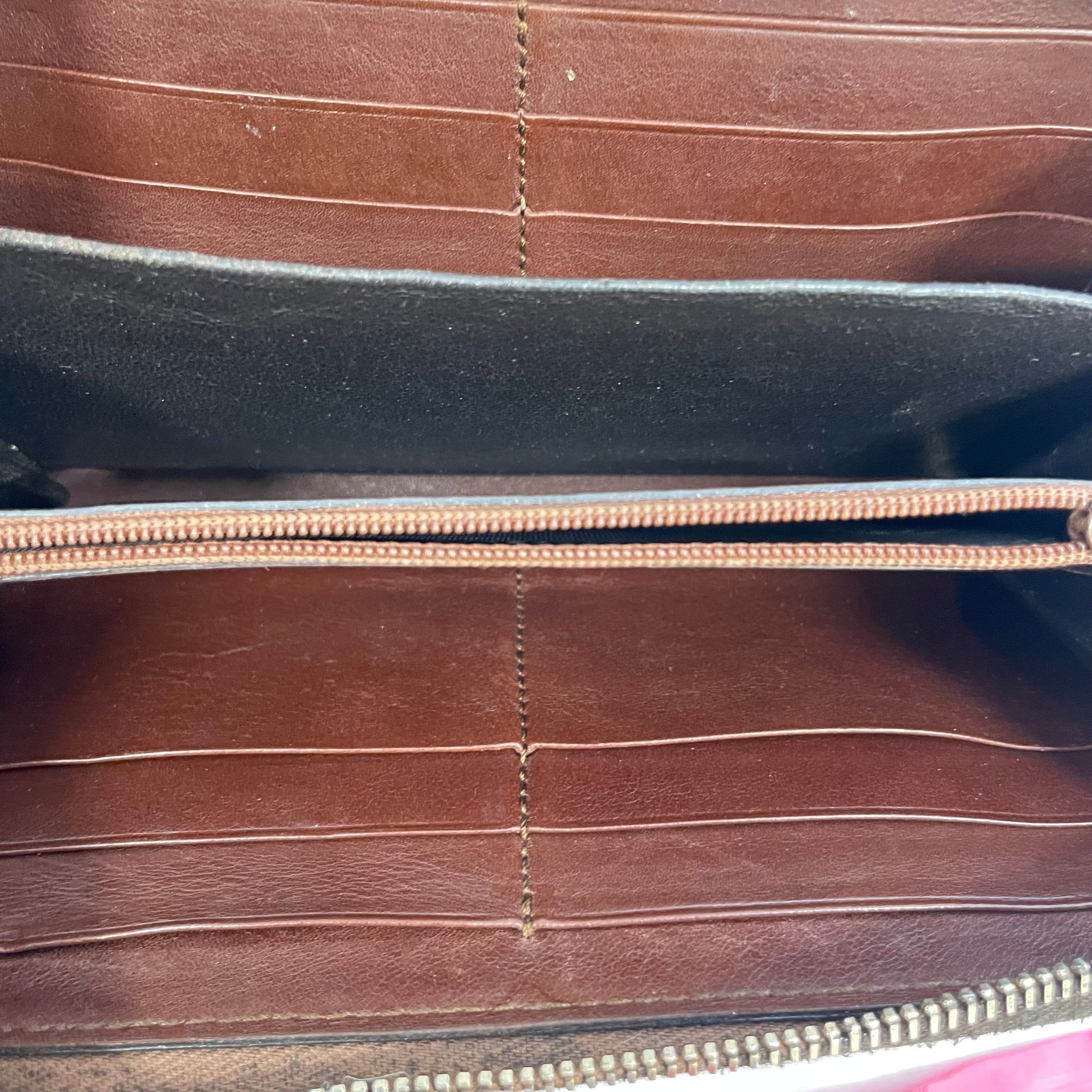 GUCCI/Long Wallet/Plaid/BRW/ view 3
