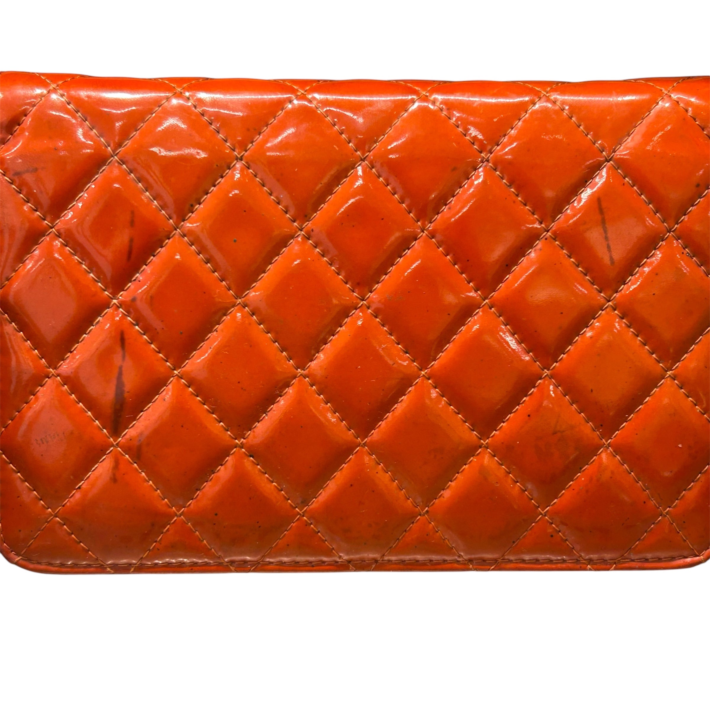 CHANEL/Cross Body Bag/Leather/ORN/BRILLIANT QUILTED WALLET view 6
