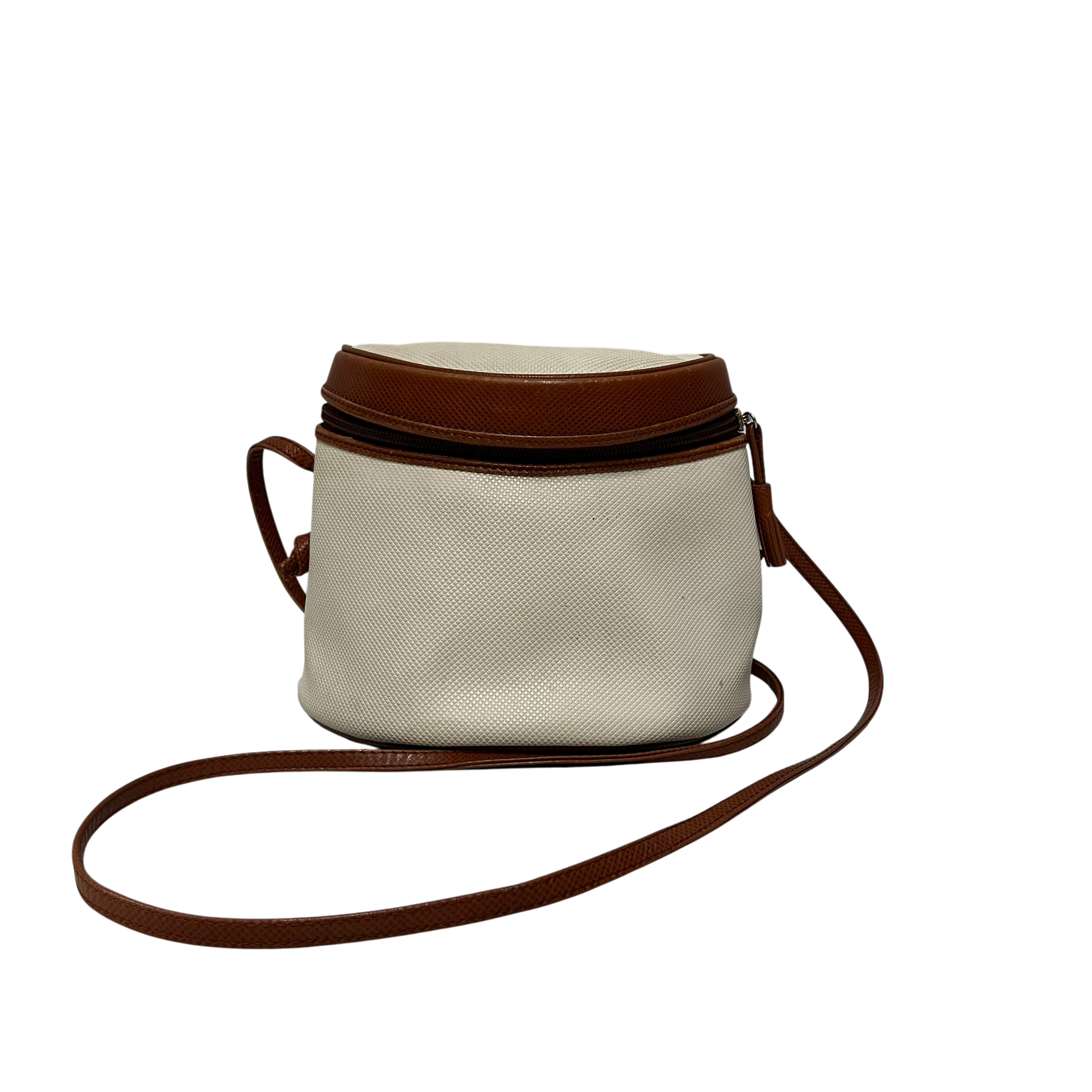 BOTTEGA VENETA/Cross Body Bag/WHT/vintage rubber canvas view 1