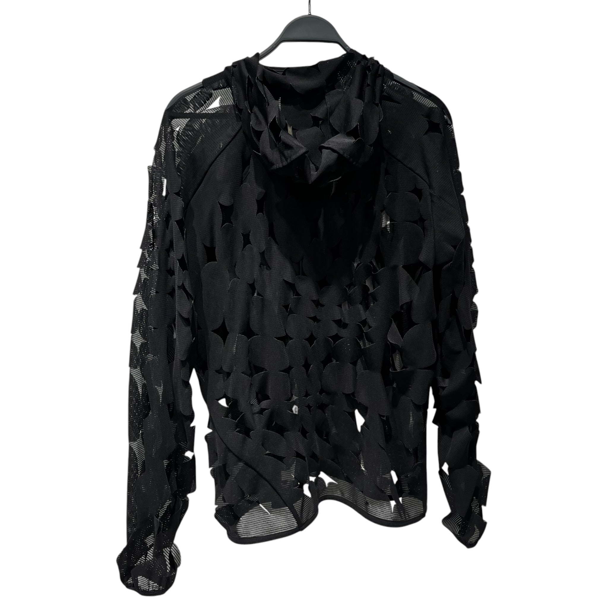 POST ARCHIVE FACTION/Zip Up Hoodie/M/Nylon/BLK/6.0 Hoodie Left view 2