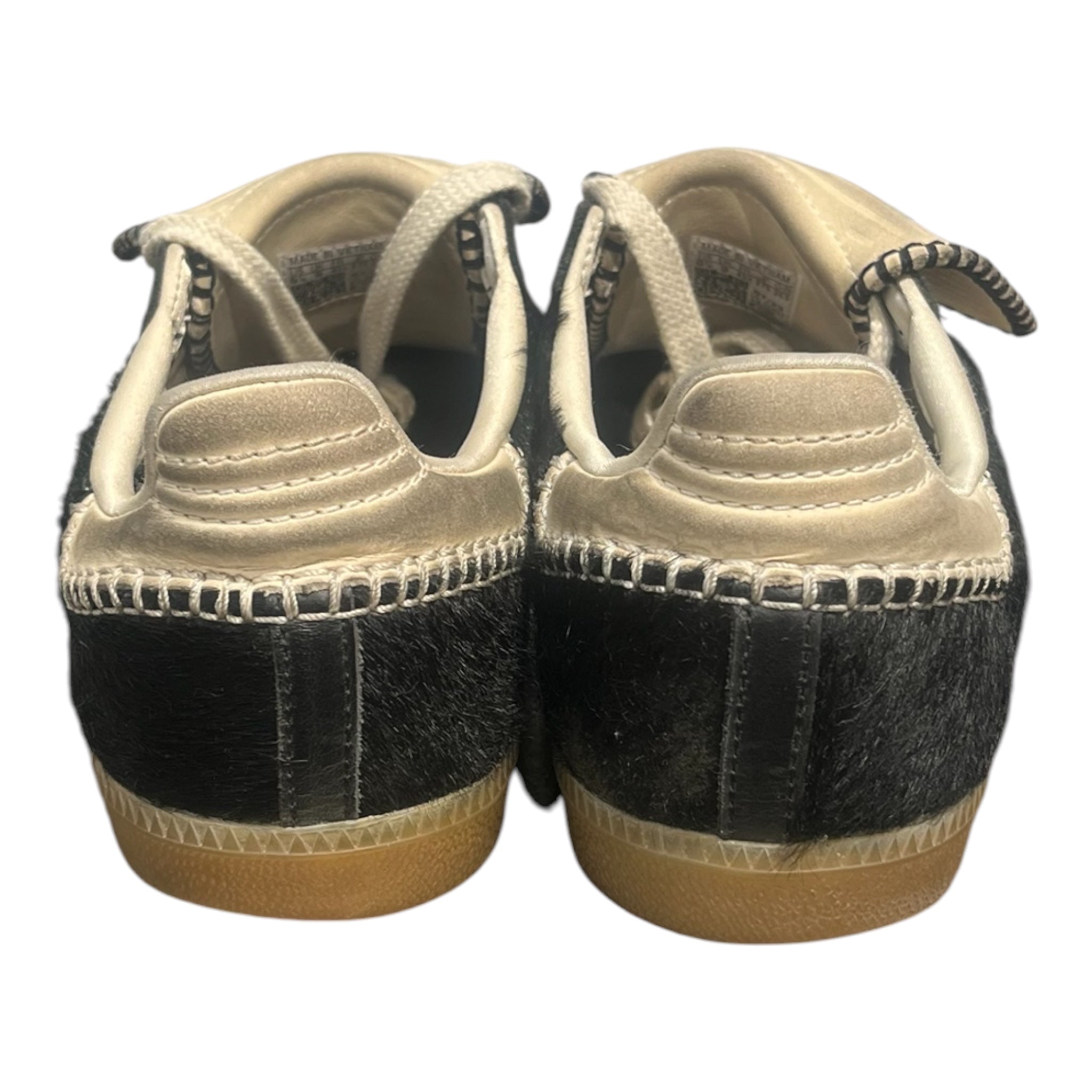 WALES BONNER/adidas/Low-Sneakers/US 9.5/Leather/BLK/PONY HAIR view 5