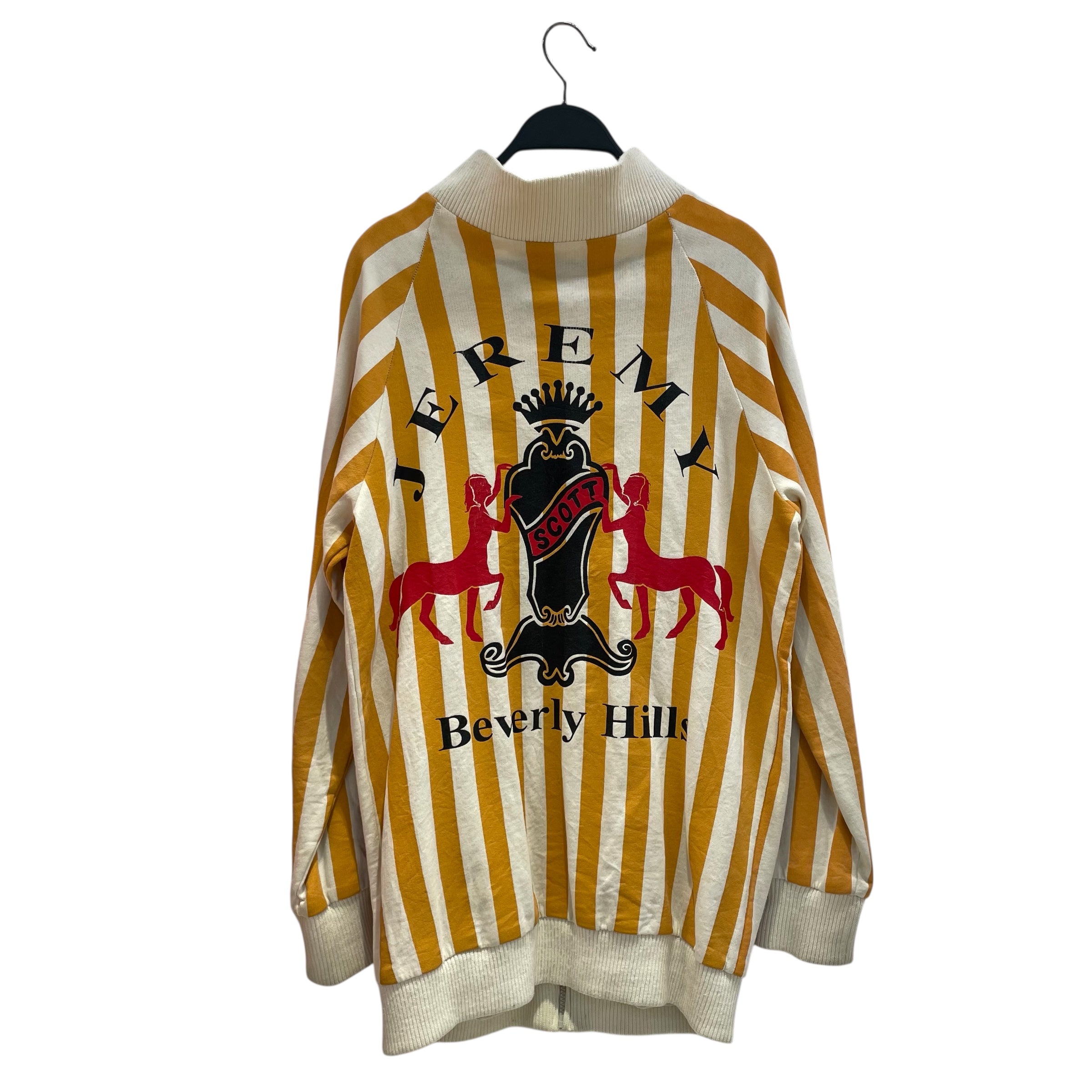 JEREMY SCOTT/Baseball Jkt/M/Cotton/MLT/No Collar/Stripe/BEVERLY HILLS JACKET view 2