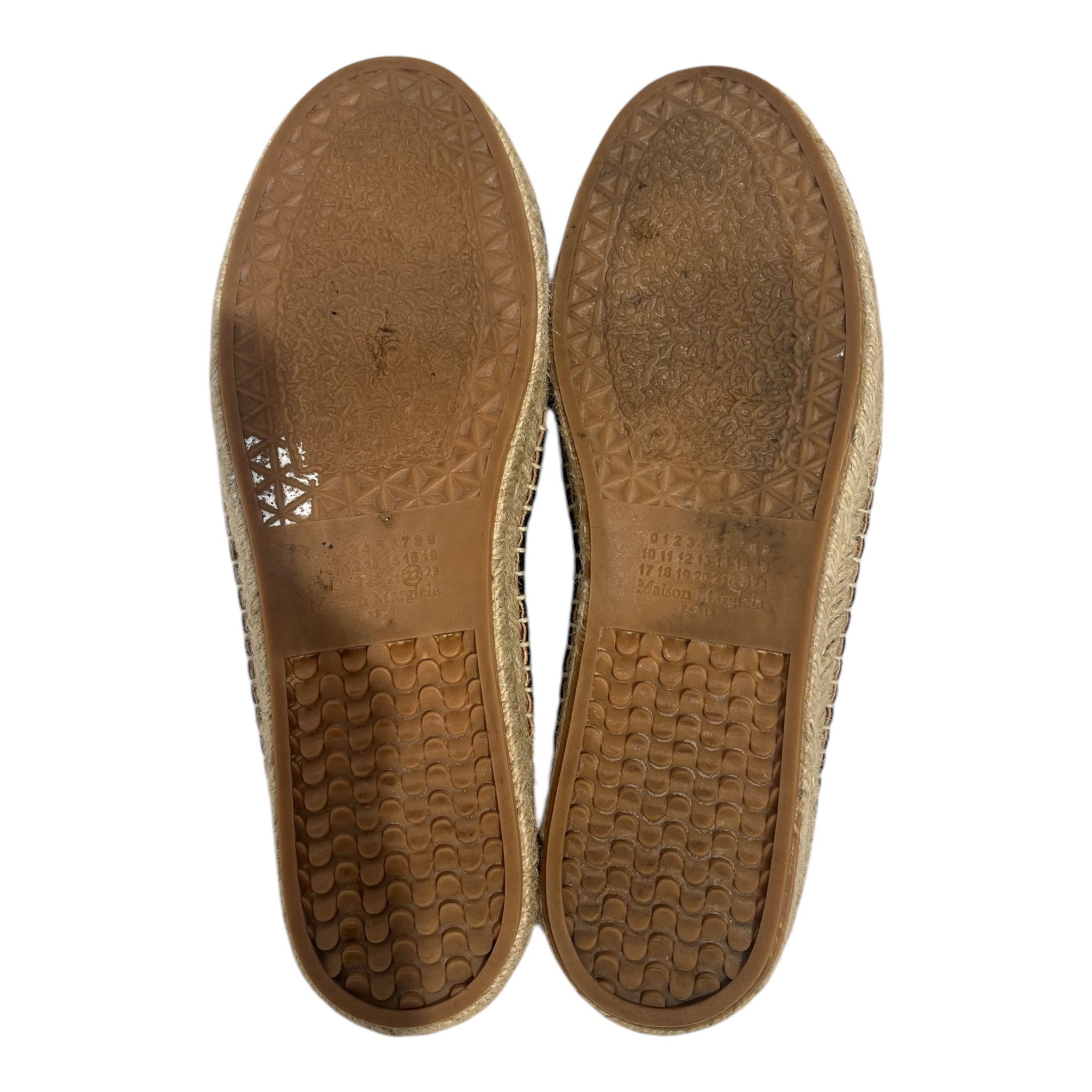 Maison Margiela/Espadrilles/US 10/Leather/BLK/SLIP ON- view 6