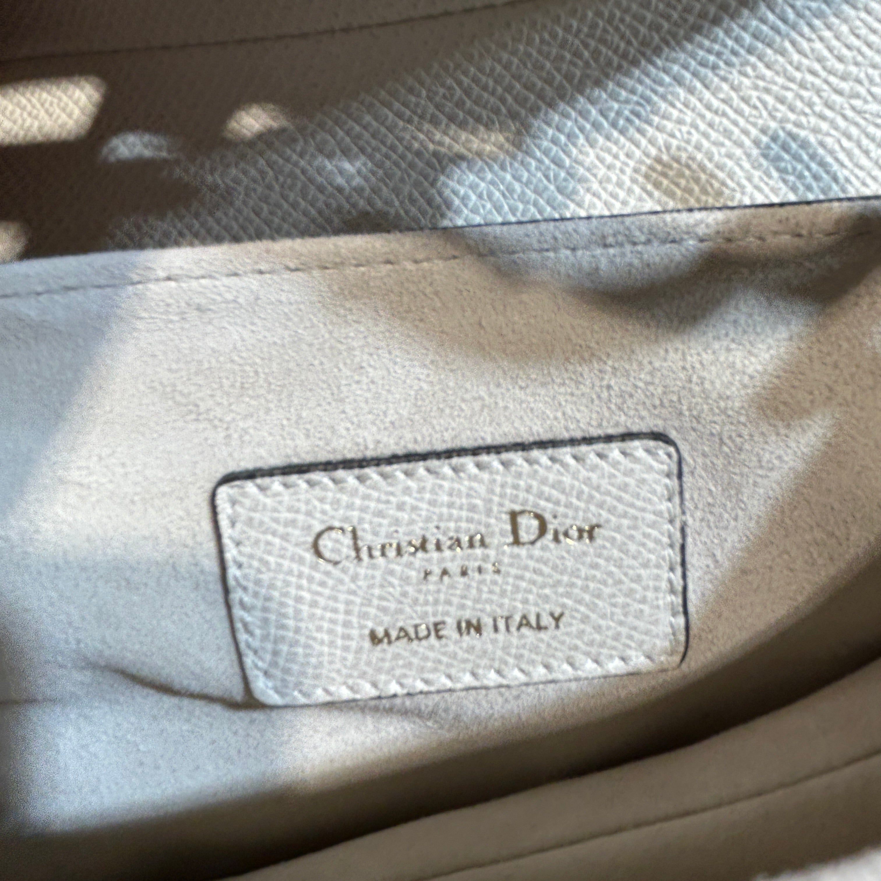 Christian Dior/Bag/Leather/WHT/Saddle view 5
