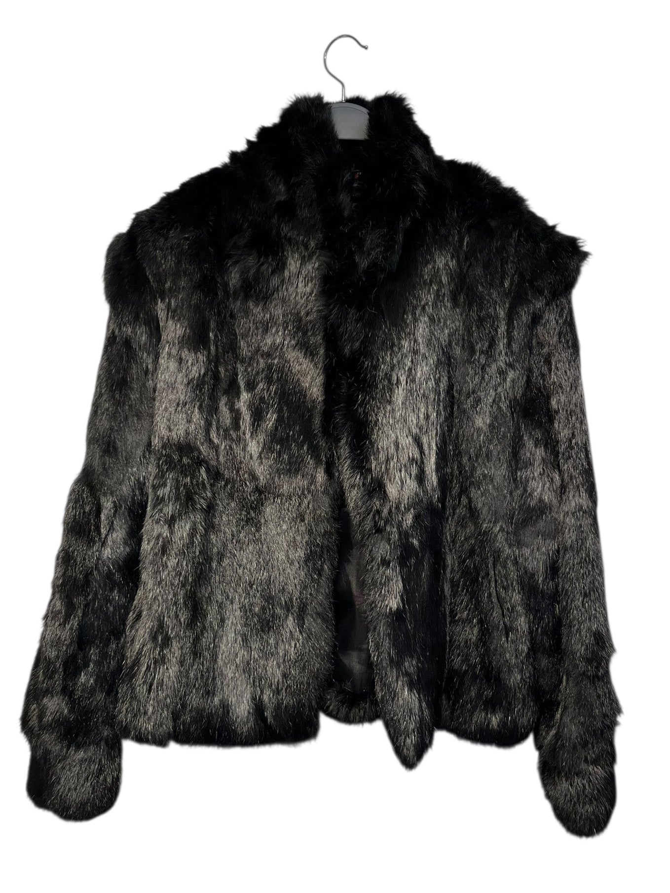Vintage/Coat/S/Fur/BLK/ view 1