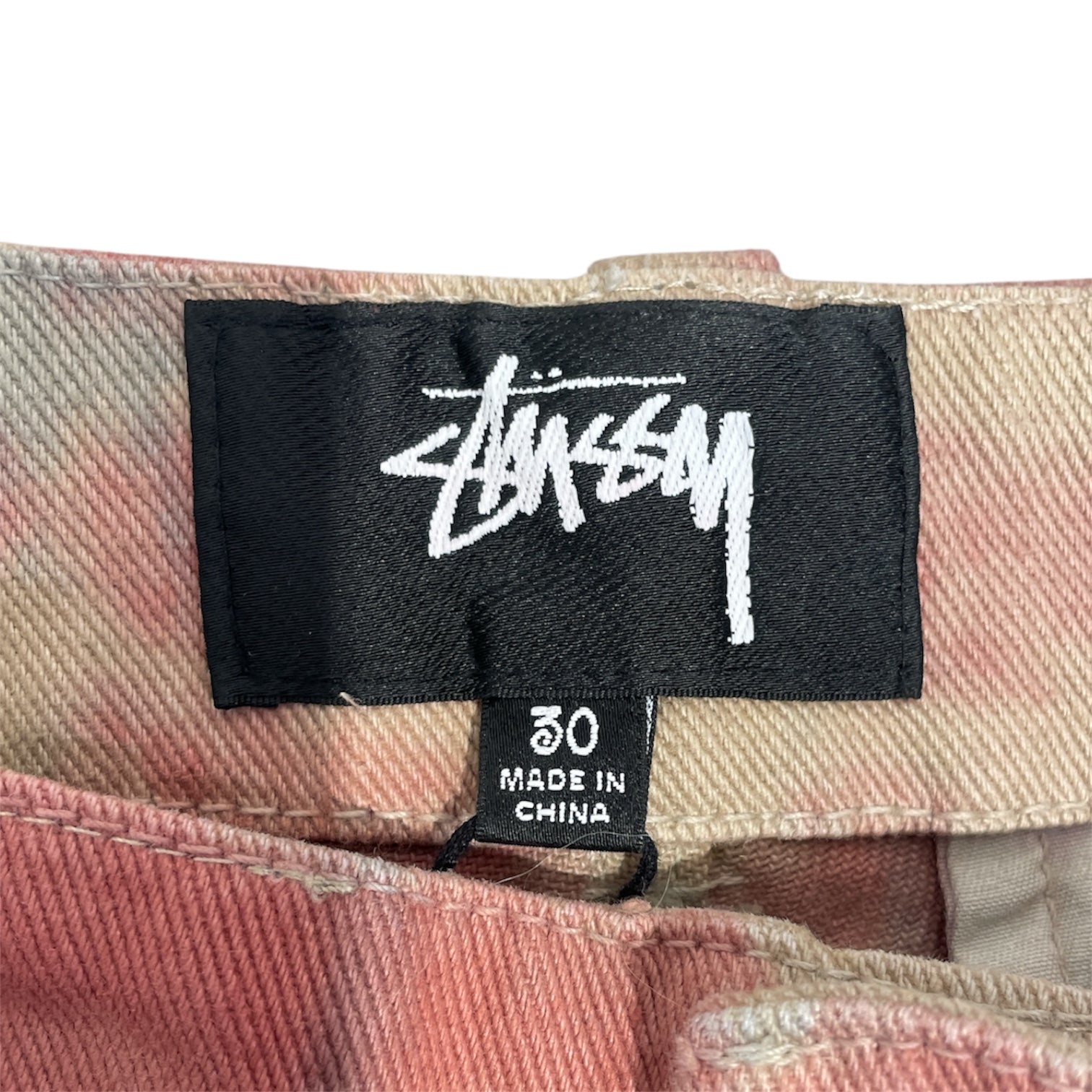 STUSSY/Straight Pants/30/Cotton/RED/Red Dyed Uniform Pants Rust view 3