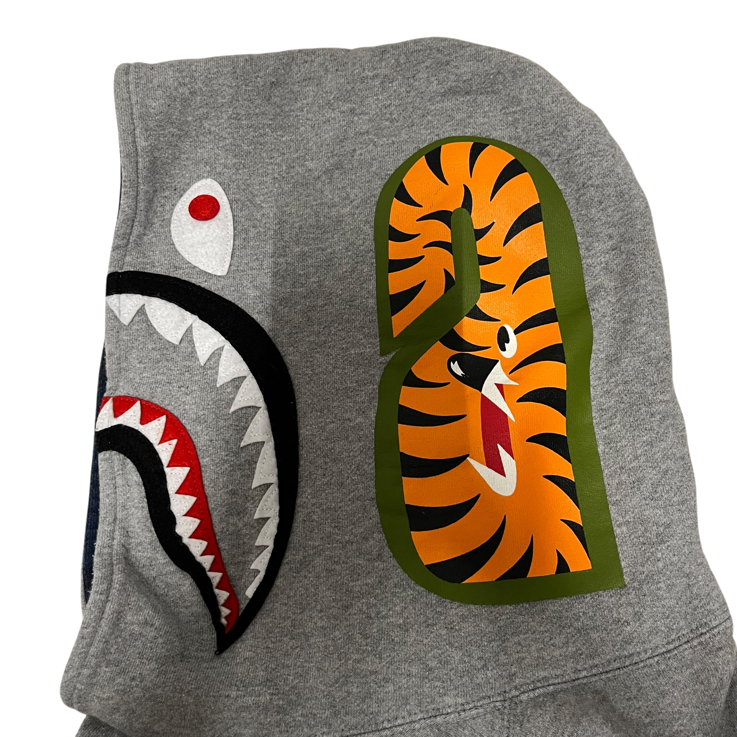 A BATHING APE/Hoodie/S/Cotton/GRY/abc pullover view 5