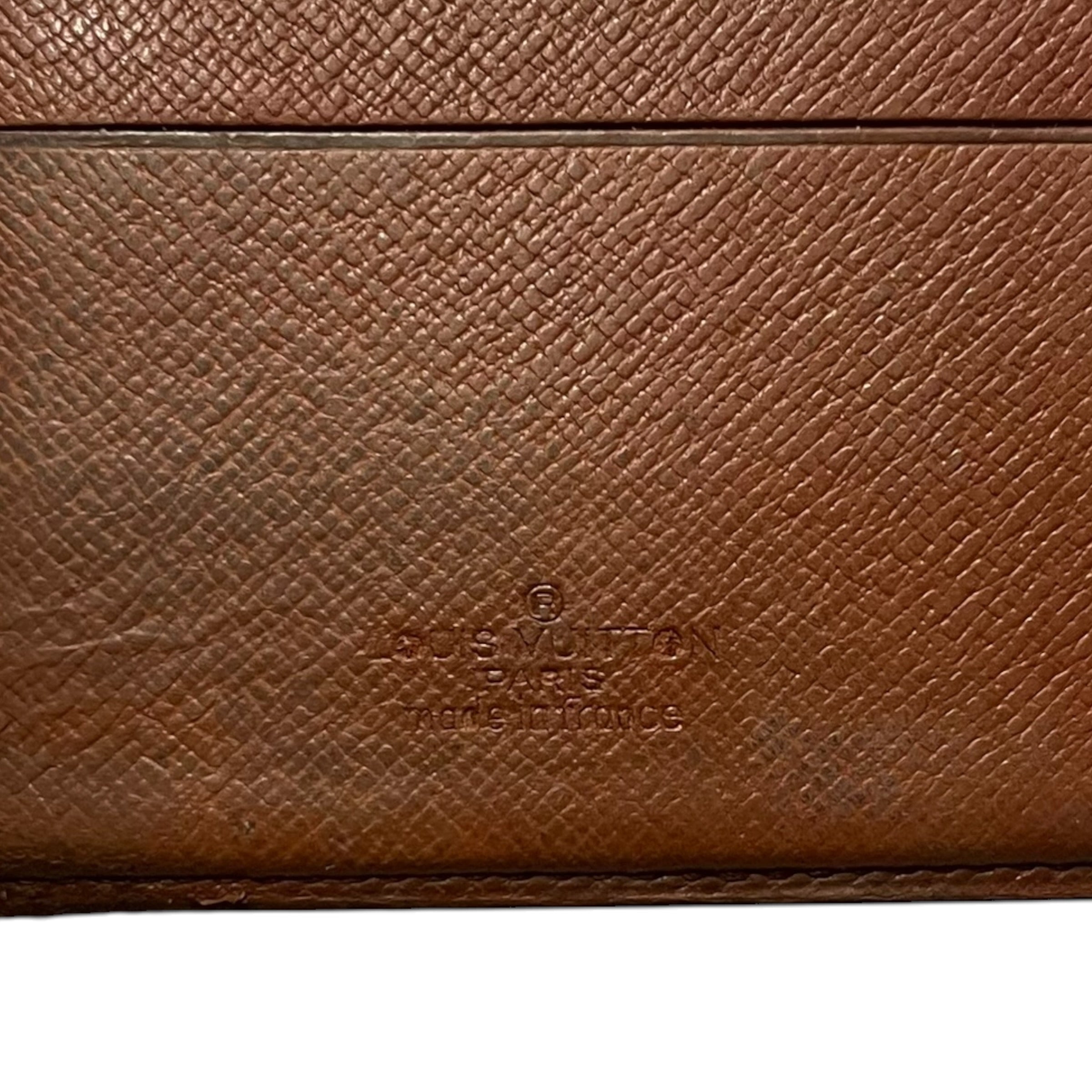 LOUIS VUITTON/Bifold Wallet/Monogram/Leather/BRW/M's/ view 4