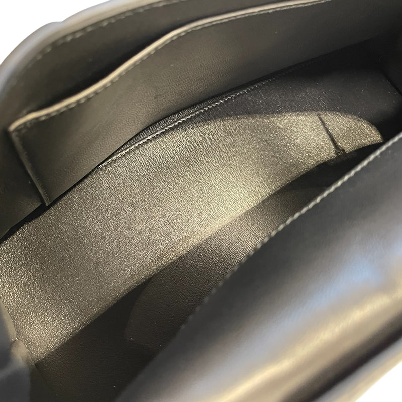 BALENCIAGA/Cross Body Bag/L/Leather/BLK/HOURGLASS