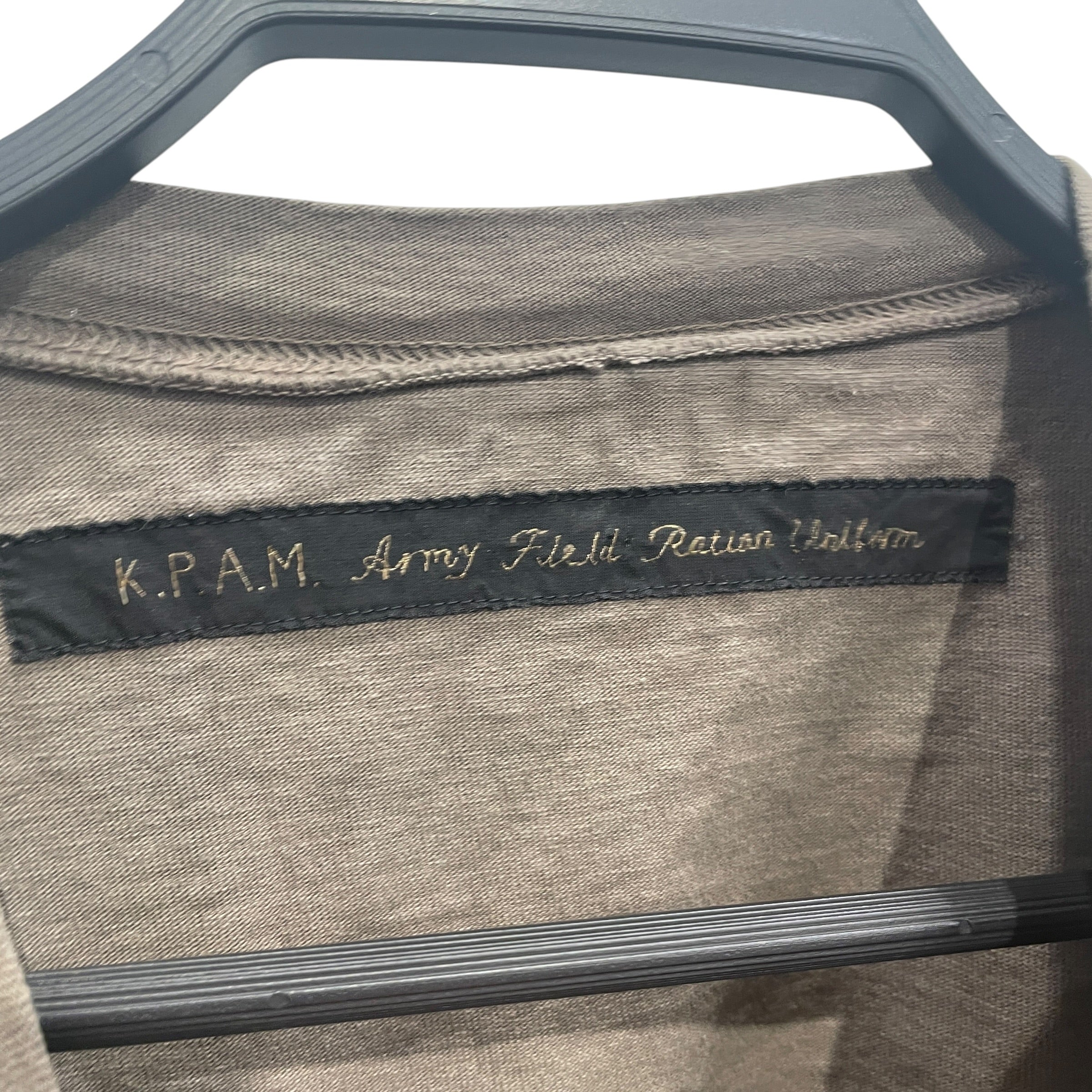 KAPITAL/T-Shirt/3/Cotton/GRN/KPAM LINE  OLIVE GRN view 3