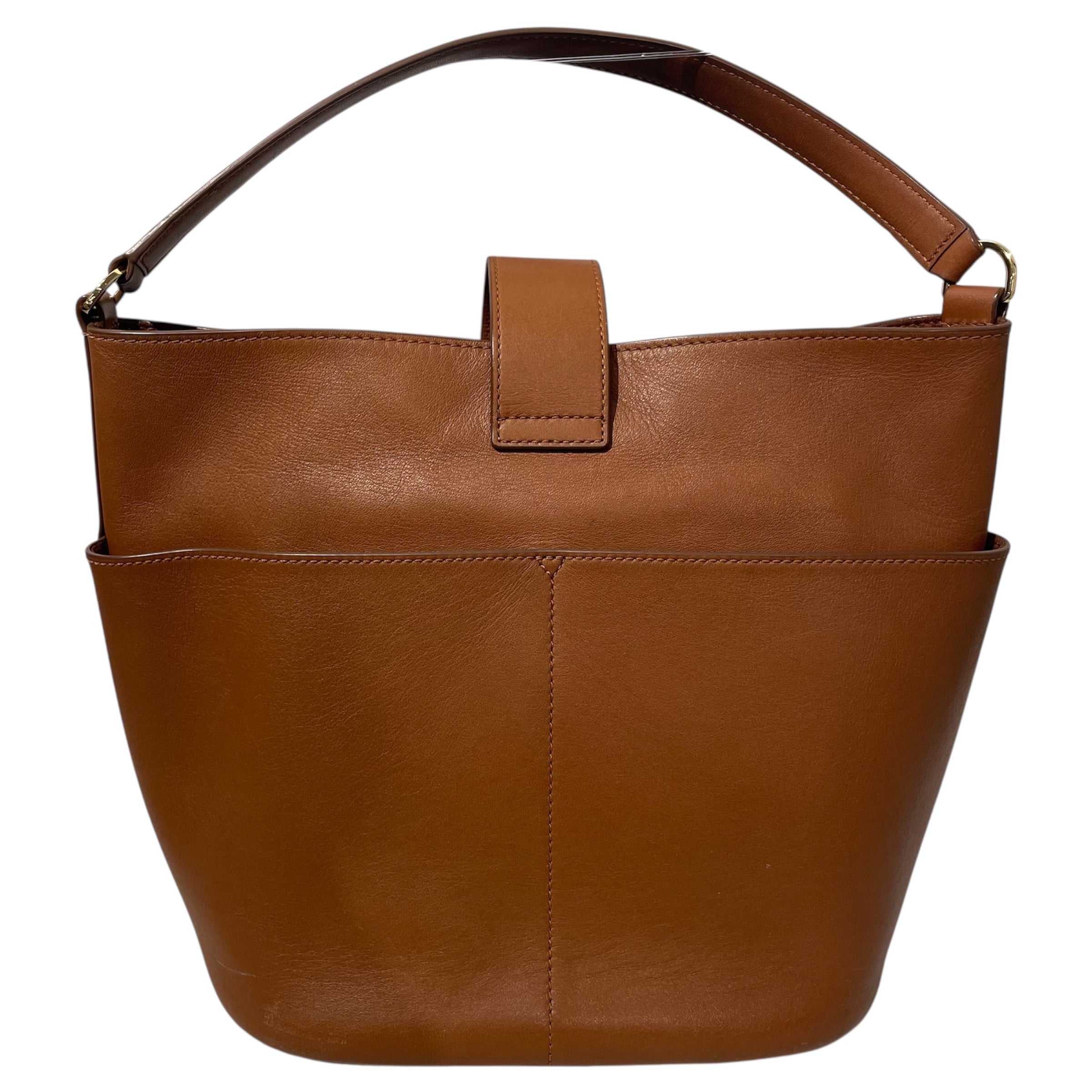 VERONICA BEARD/Tote Bag/Leather/CML/BUCKET view 2