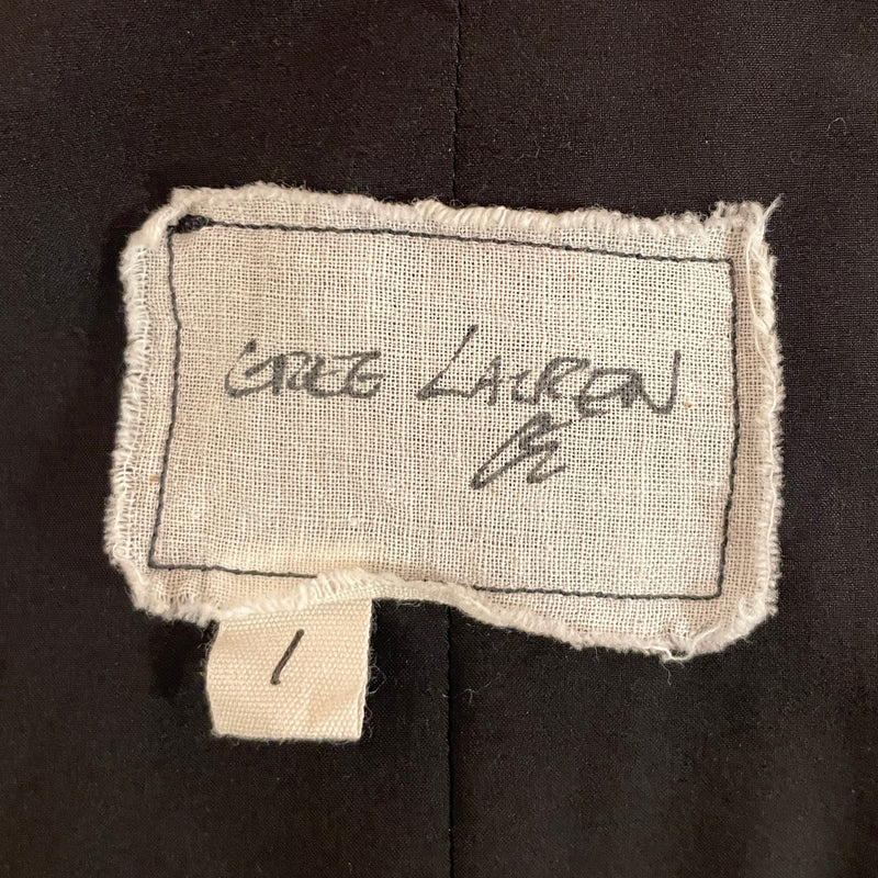 GREG LAUREN/Jacket/1/Wool/PNK/SHORT COAT