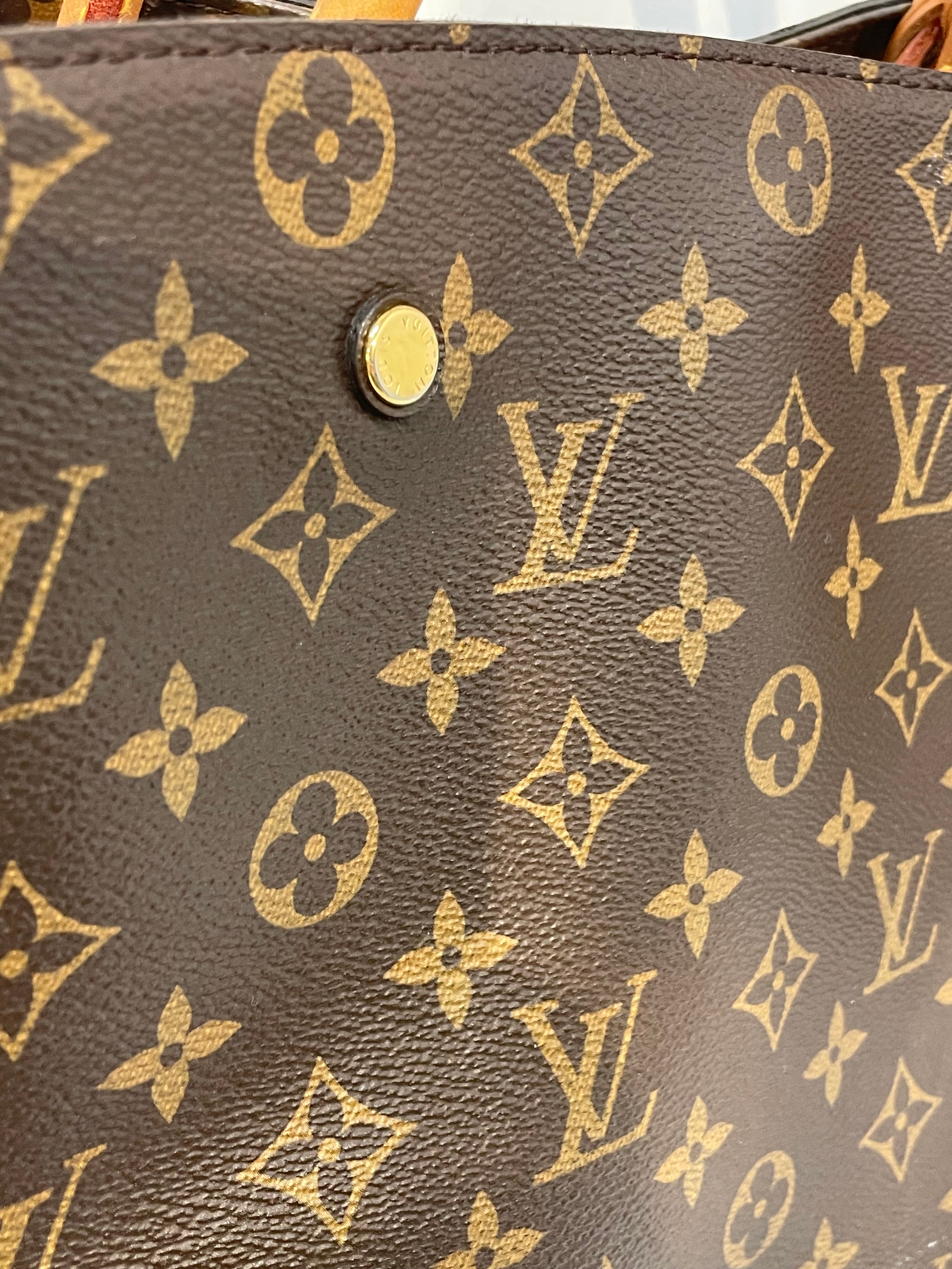 LOUIS VUITTON/Tote Bag/Monogram/Leather/BRW/montaigne mm view 6