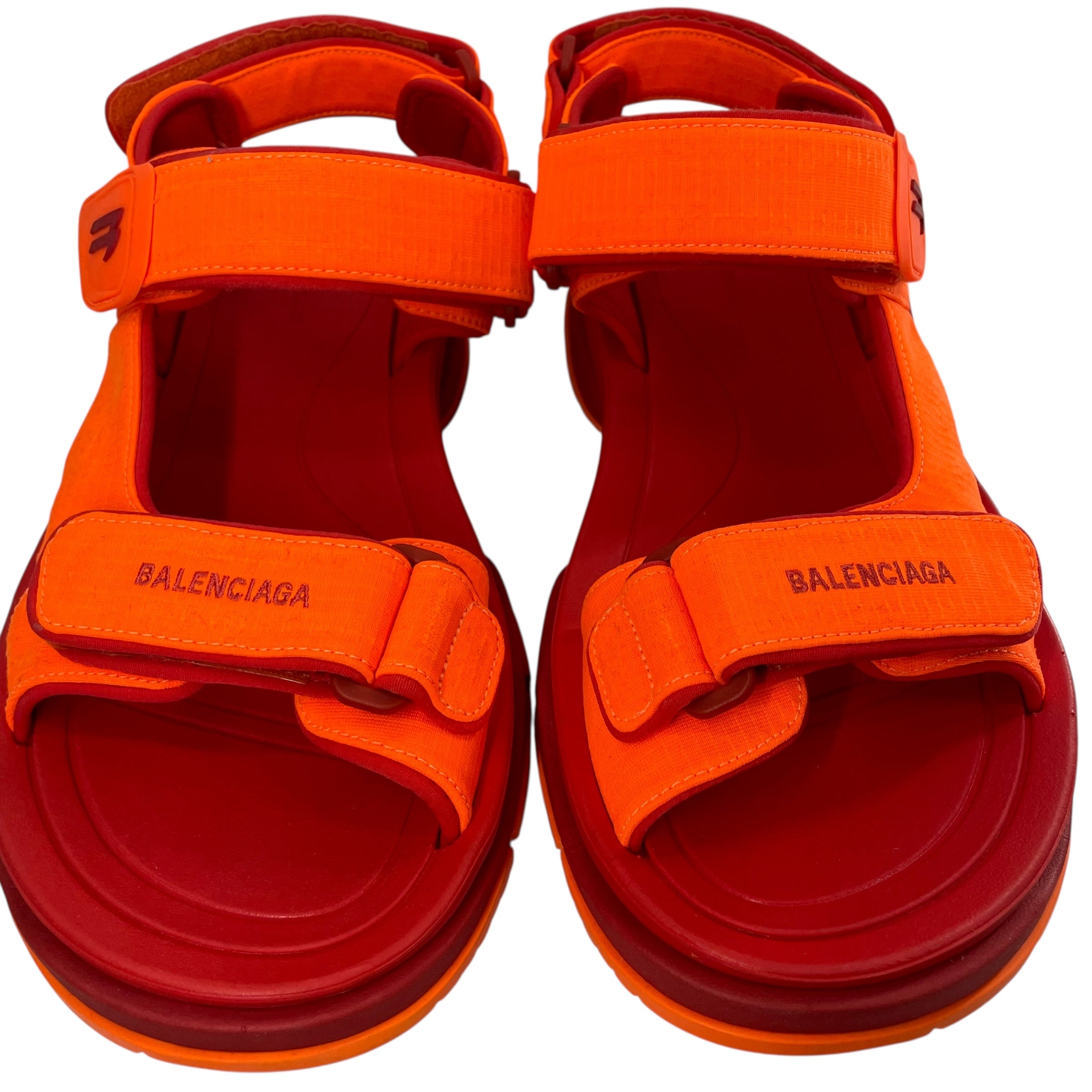BALENCIAGA/Sandals/EU 43/Polyester/ORN/VELCRO STRAP TOURIST view 6