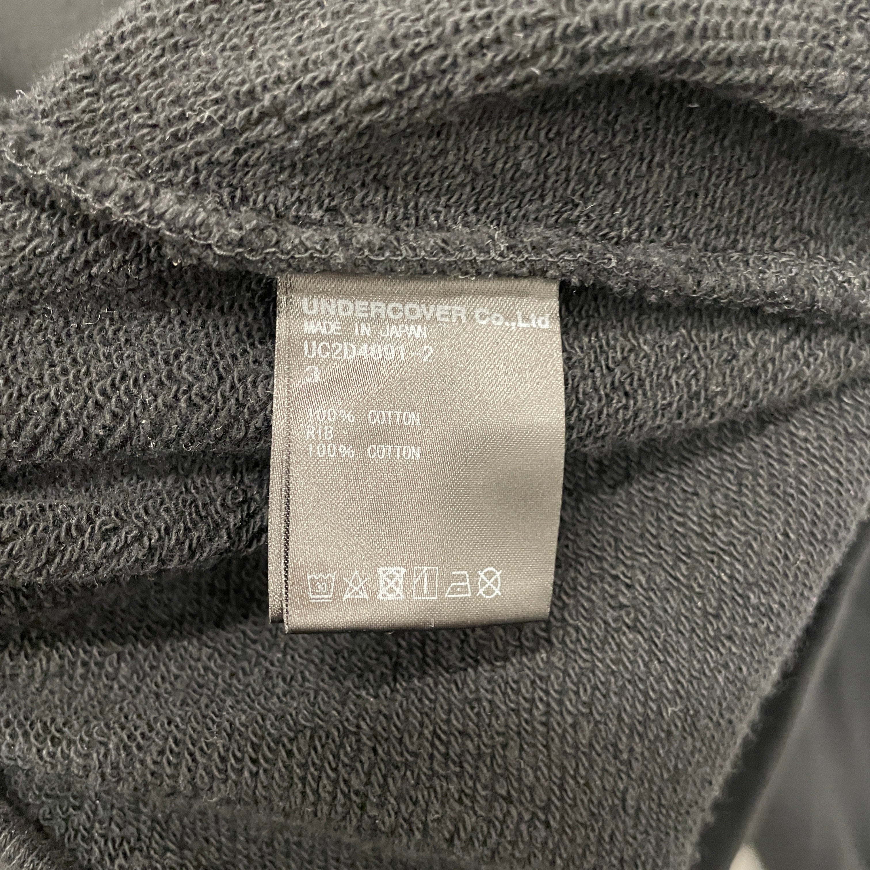 UNDERCOVER/Sweatshirt/3/Cotton/BLK/KOSMIK MUSIK view 4