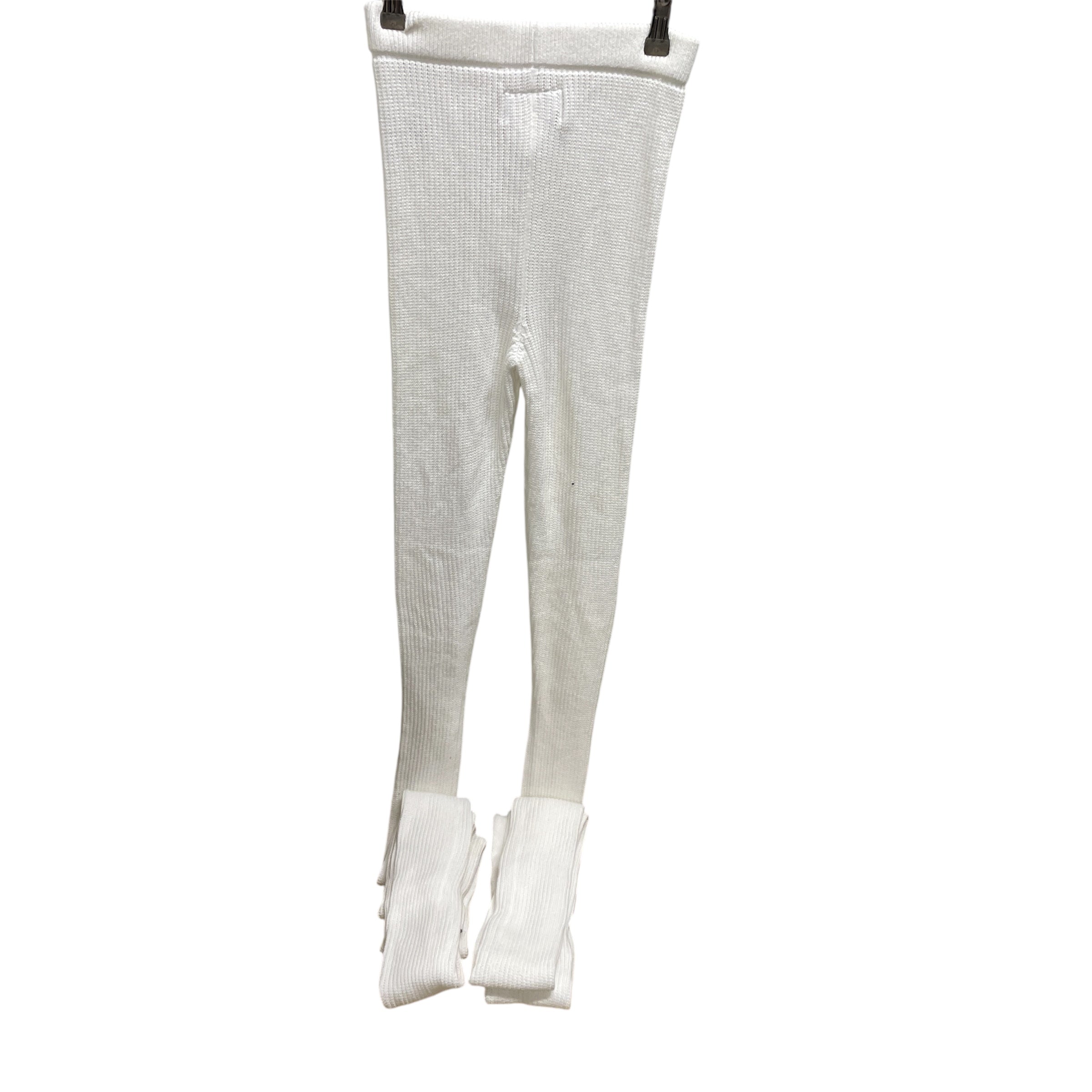 doublet/Bottoms/Cotton/WHT/LEGGINS LONG SCRUNCH view 1
