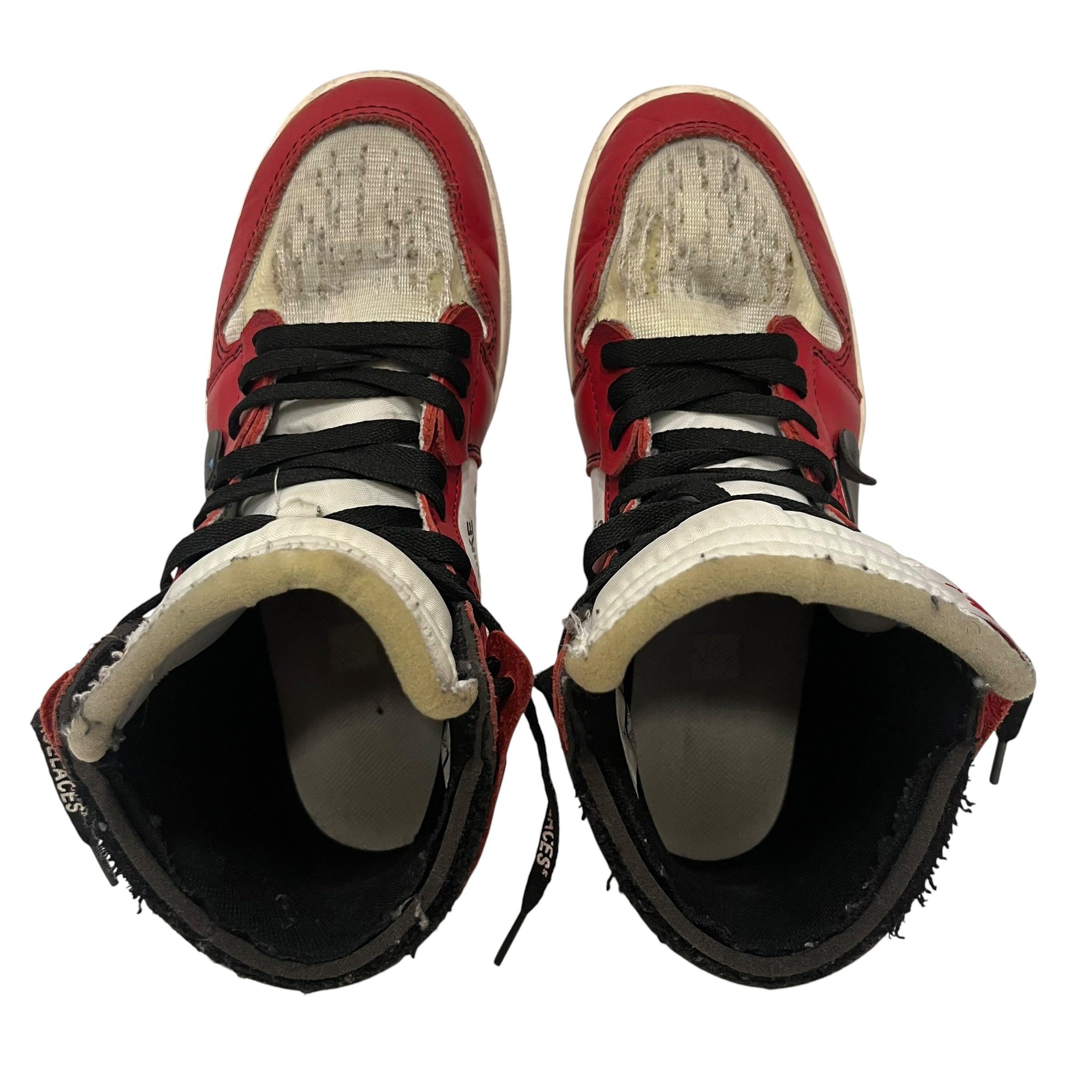 NIKE/OFF-WHITE/Hi-Sneakers/US 9.5/RED/airjordan1 view 7