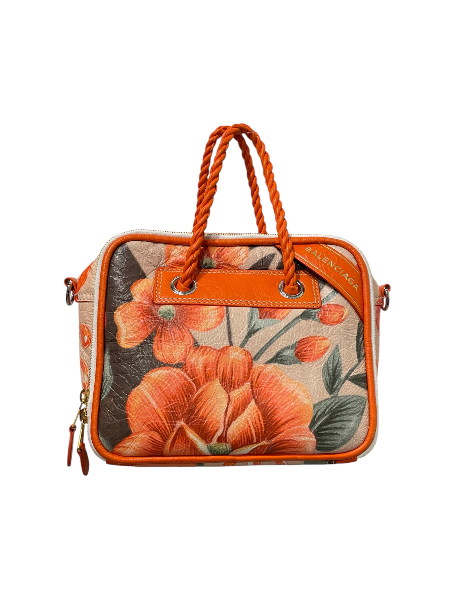 BALENCIAGA/Hand Bag/All Over Print/Leather/ORN/BLANKET FLORAL BAG view 1